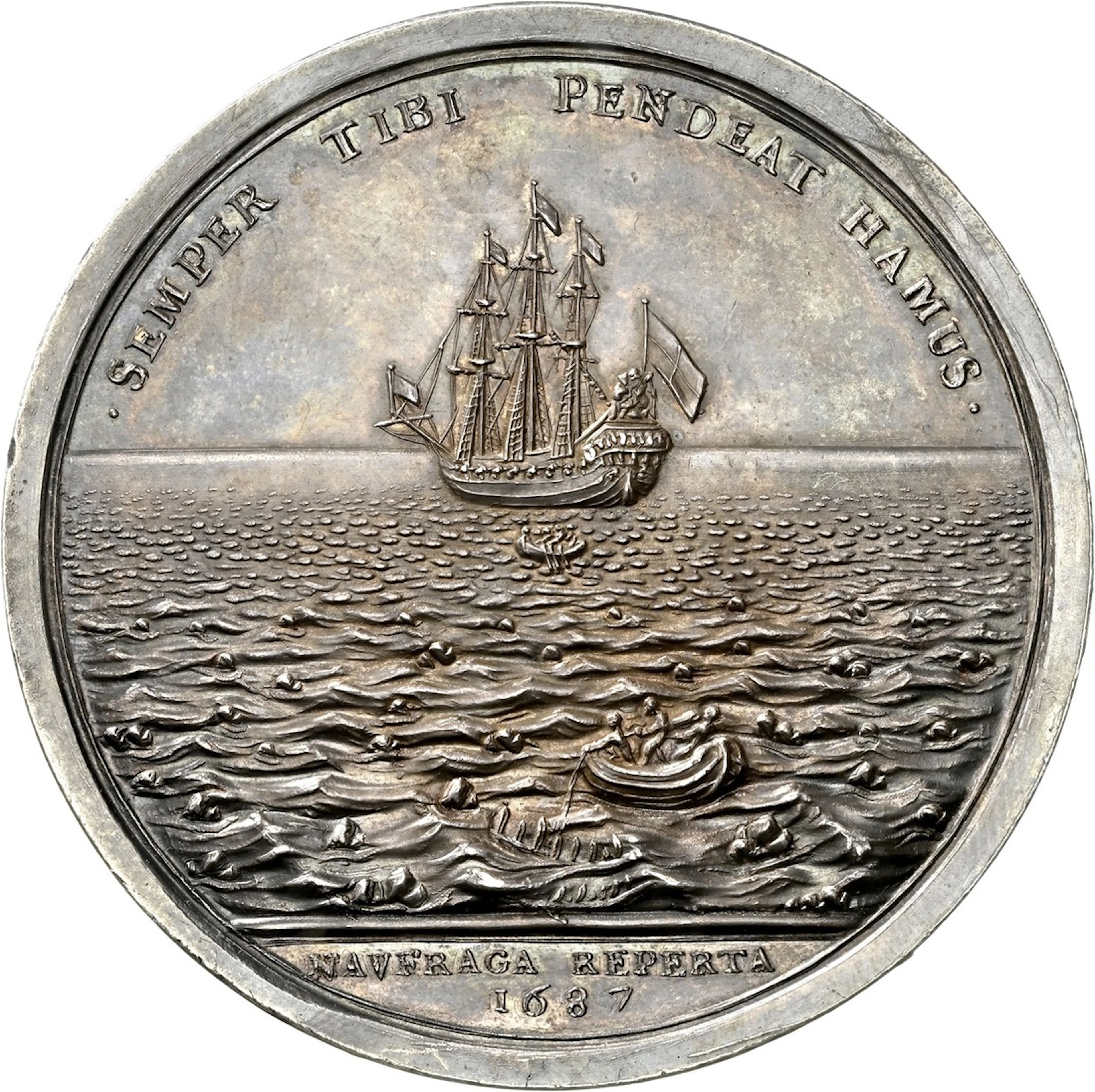 NGC MS62 | The Spanish Wreck of "Concepción" Recovered, AR Medal