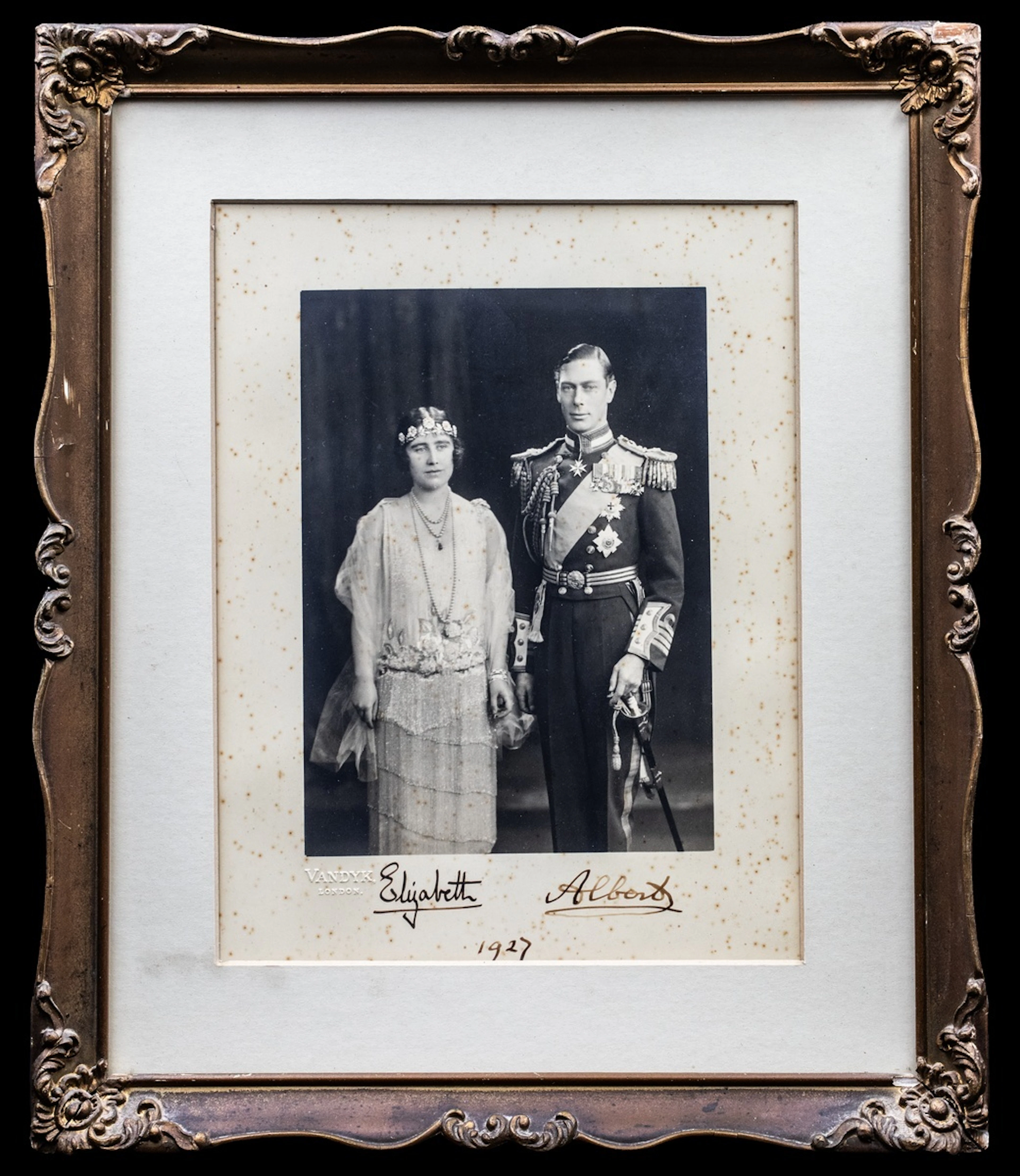 Great Britain Royalty Duke and Duchess of York 1927 Studio photograph