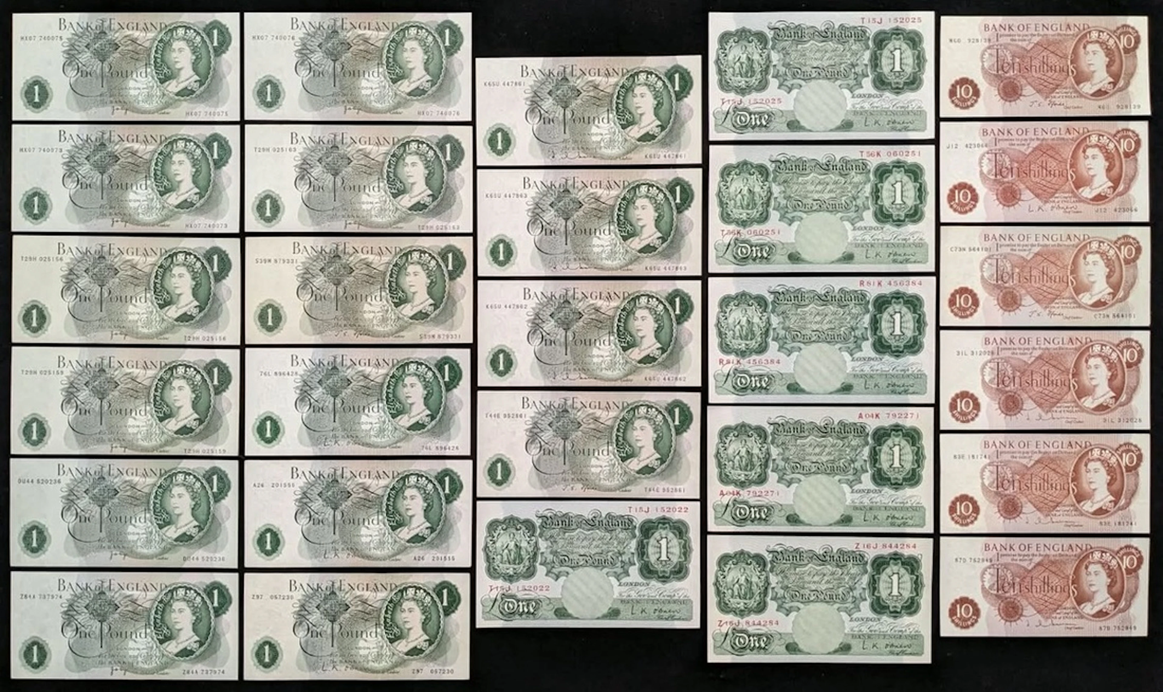Great Britain, Bank of England, a group of 28x, including