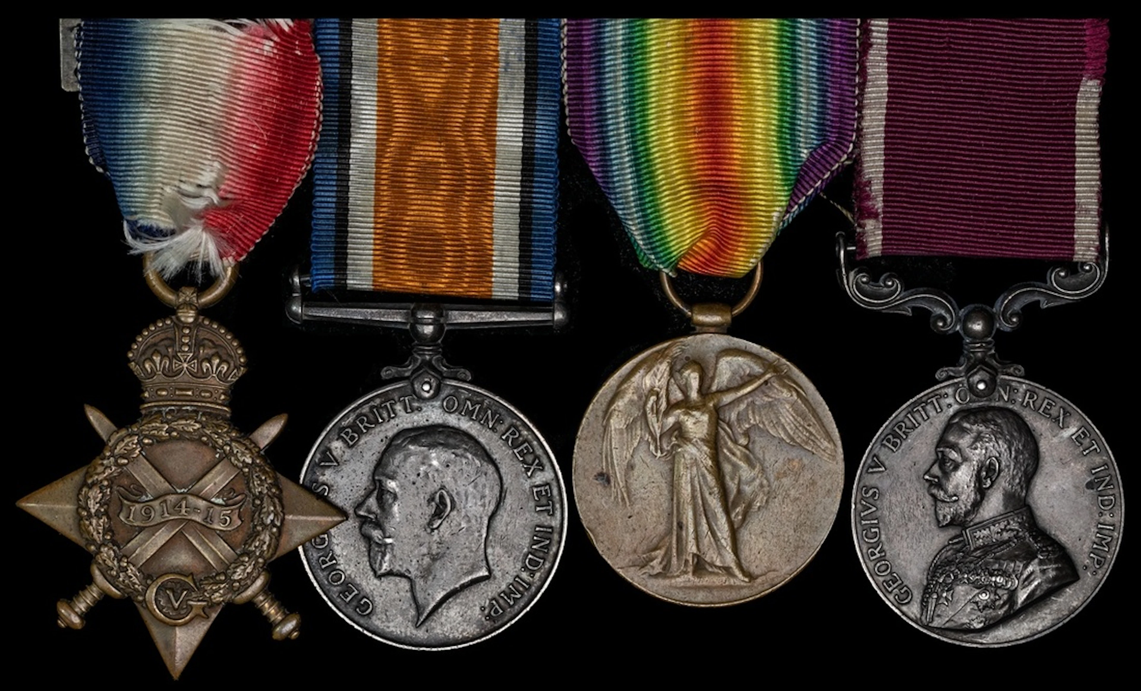 Four: Sergeant G. Dunkerley, Sherwood Foresters 1914-15 Star (11282