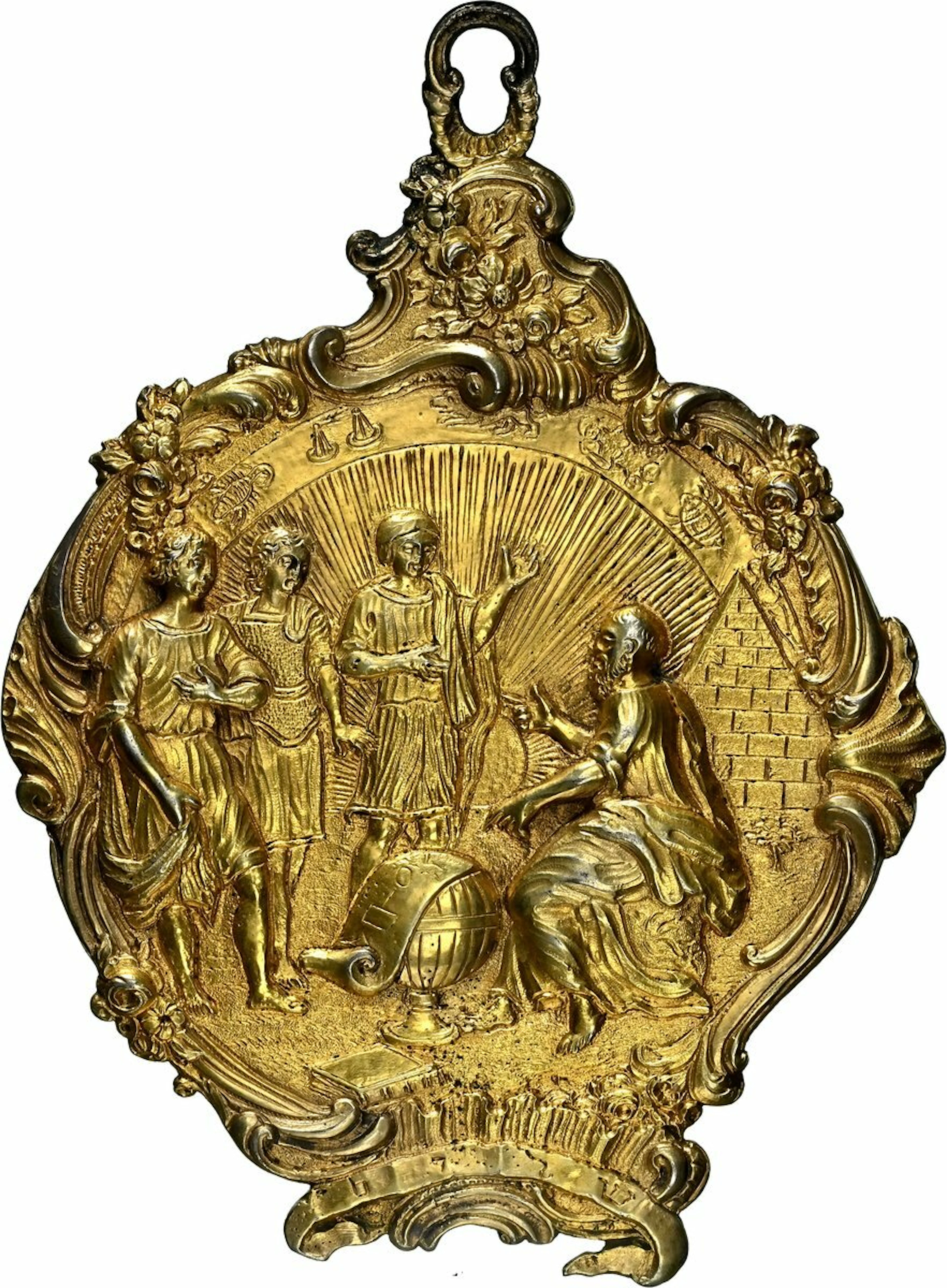 Fraternal Society, The Gregorians, Prelate's Badge of Office, AR Gilt