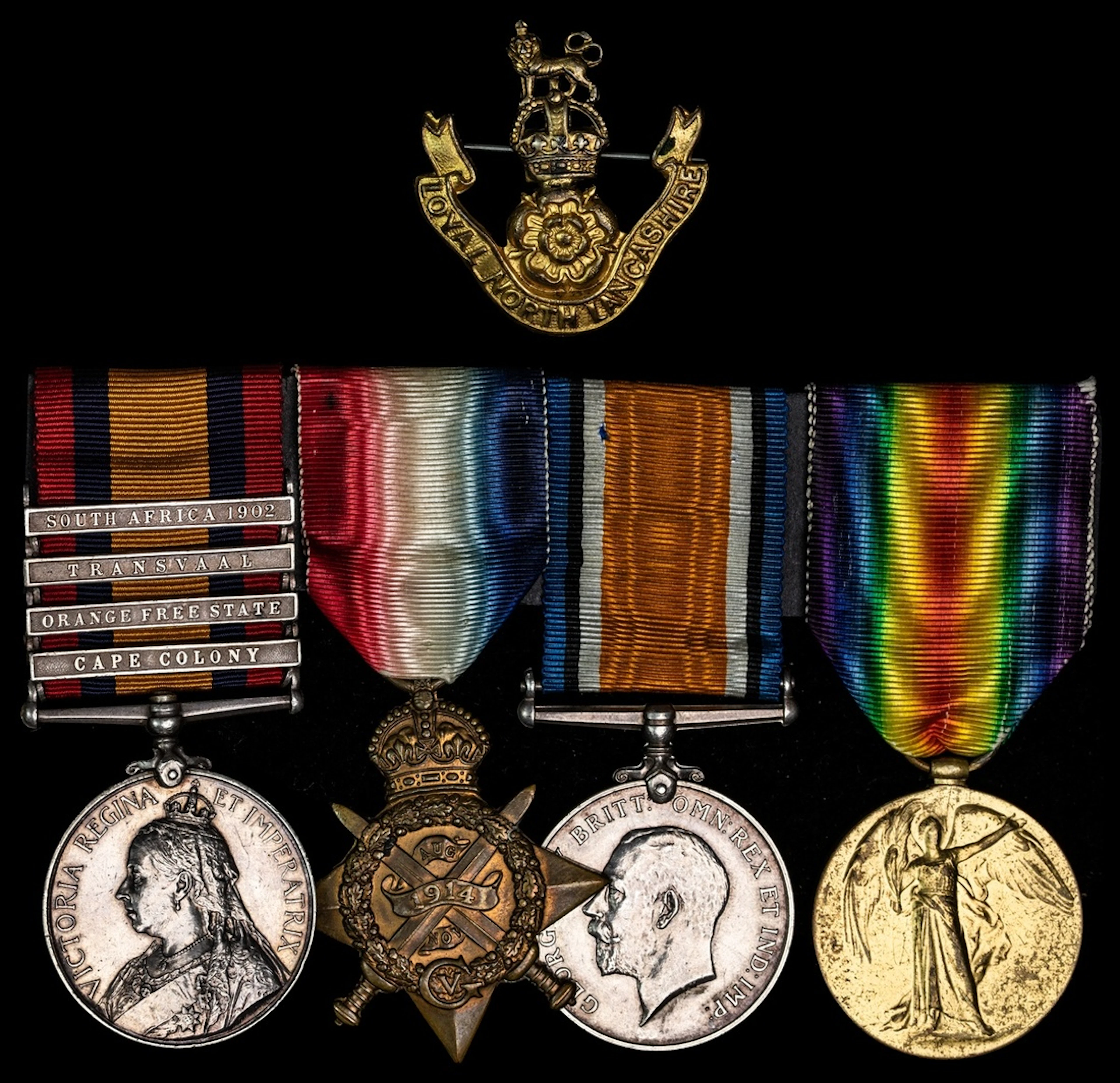 Four: Private B. Duckworth, Loyal North Lancashire Regiment Queen's
