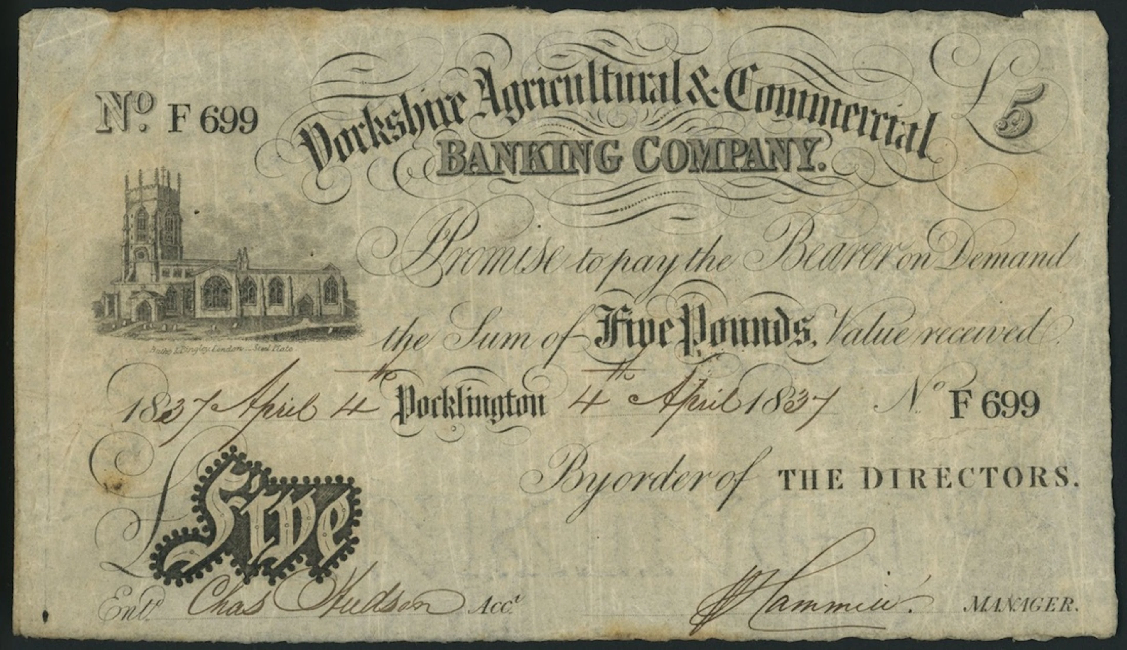 Yorkshire Agricultural & Commercial Banking Company, Pocklington