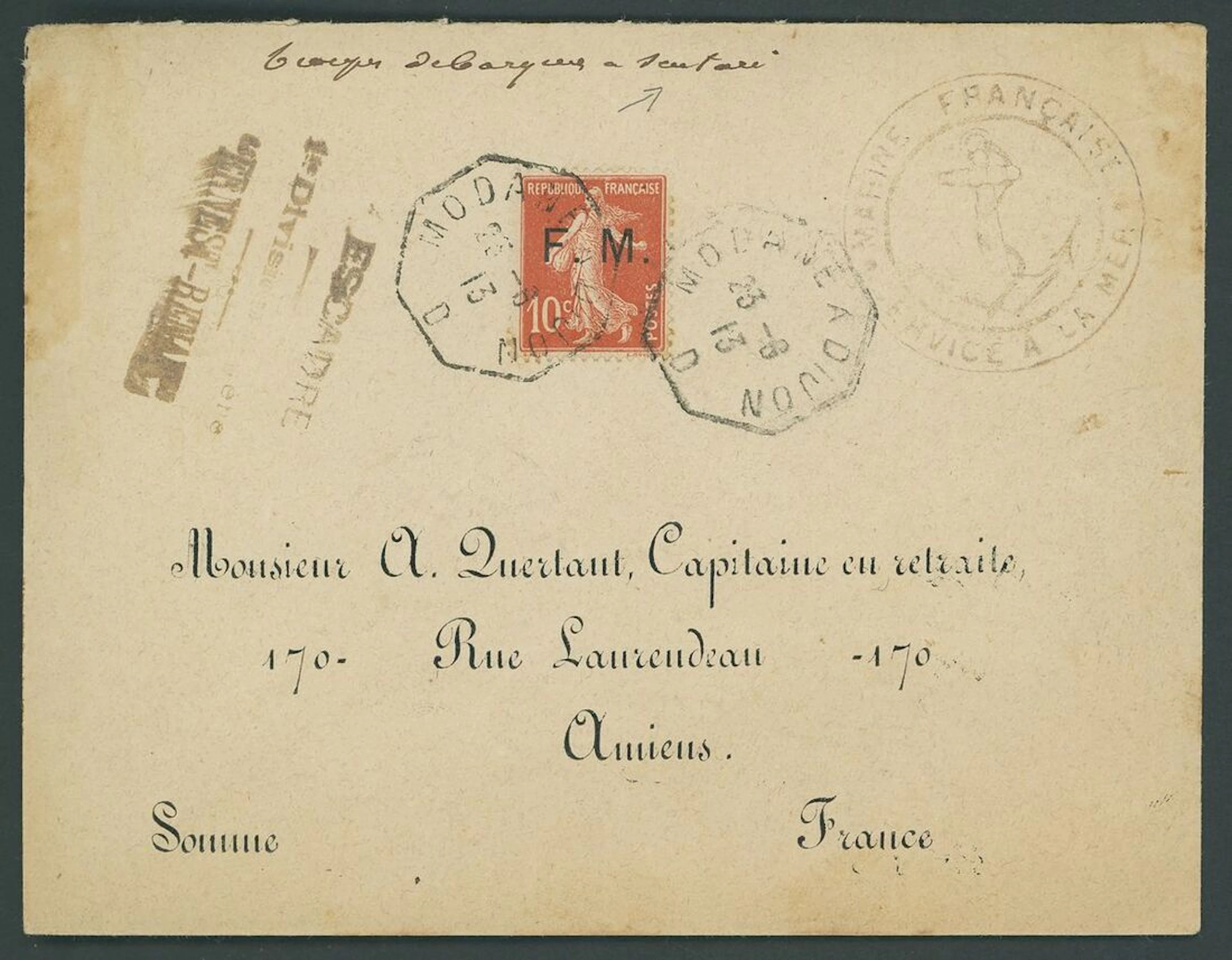 International Miliary Contingent in Shkoder 1913 (June 23). Cover