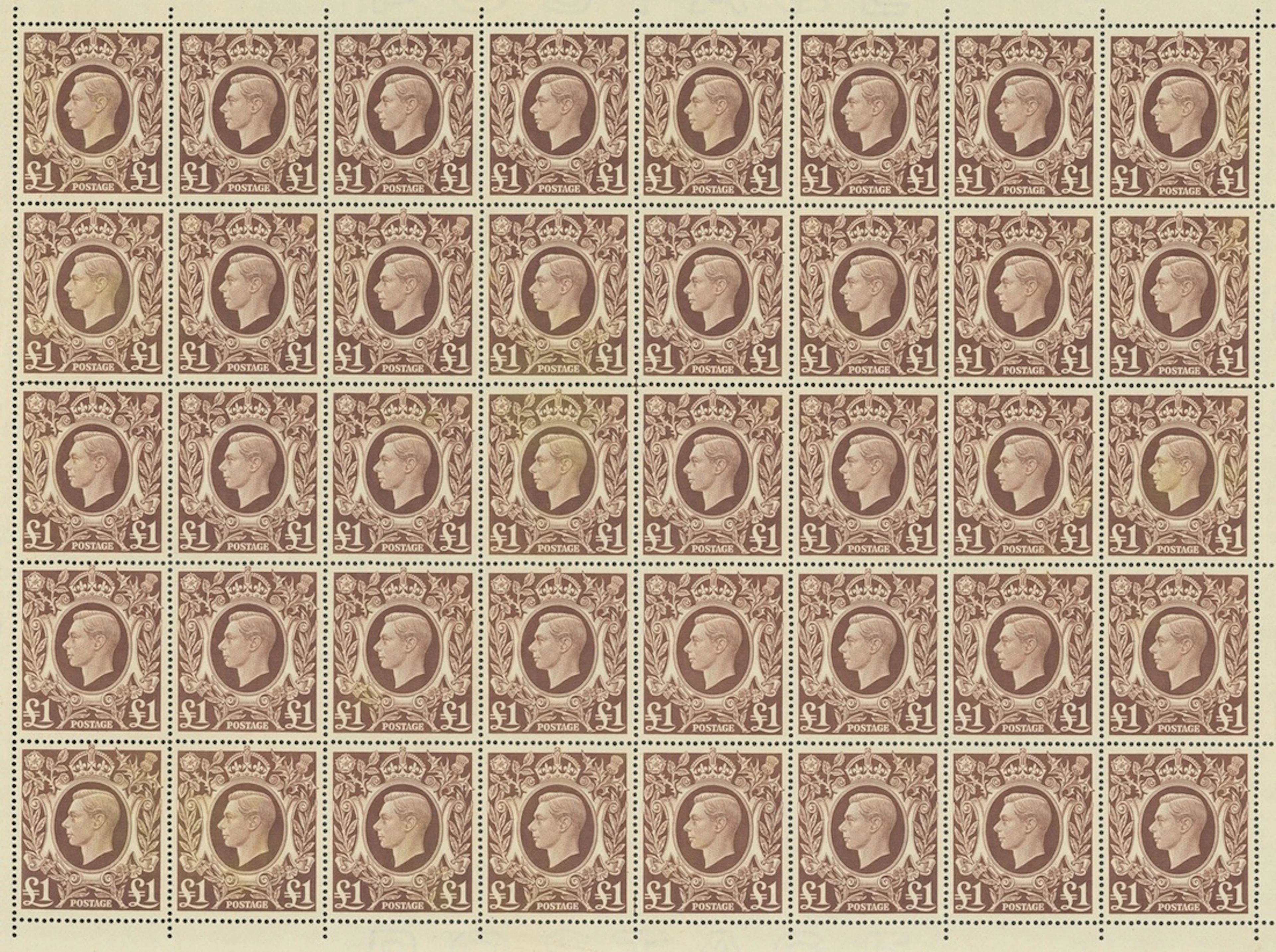 Great Britain King George VI 1939-48 High Values