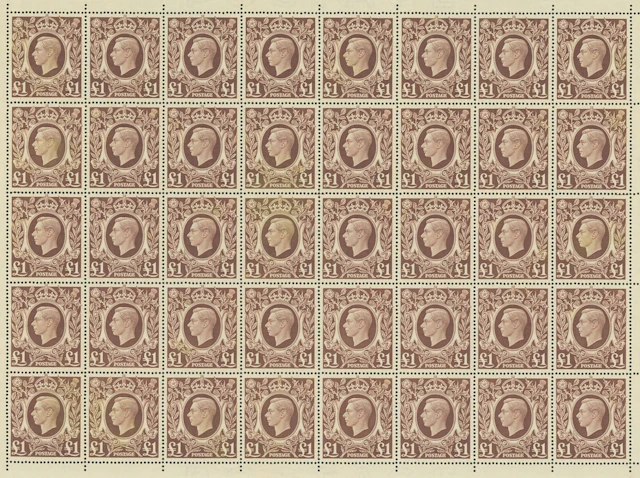 Great Britain King George VI 1939-48 High Values