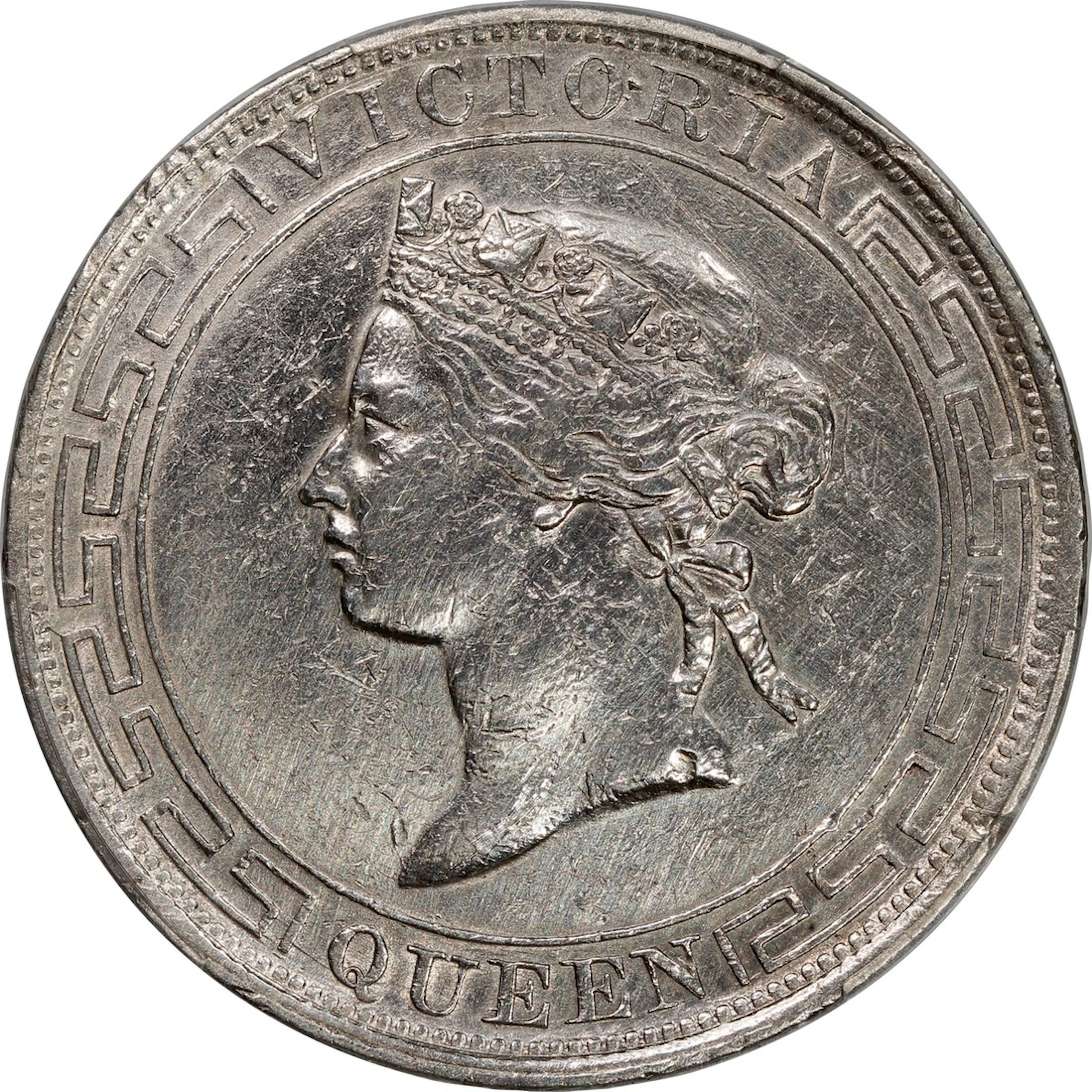 Hong Kong, Victoria, [PCGS XF Detail] silver dollar, 1868