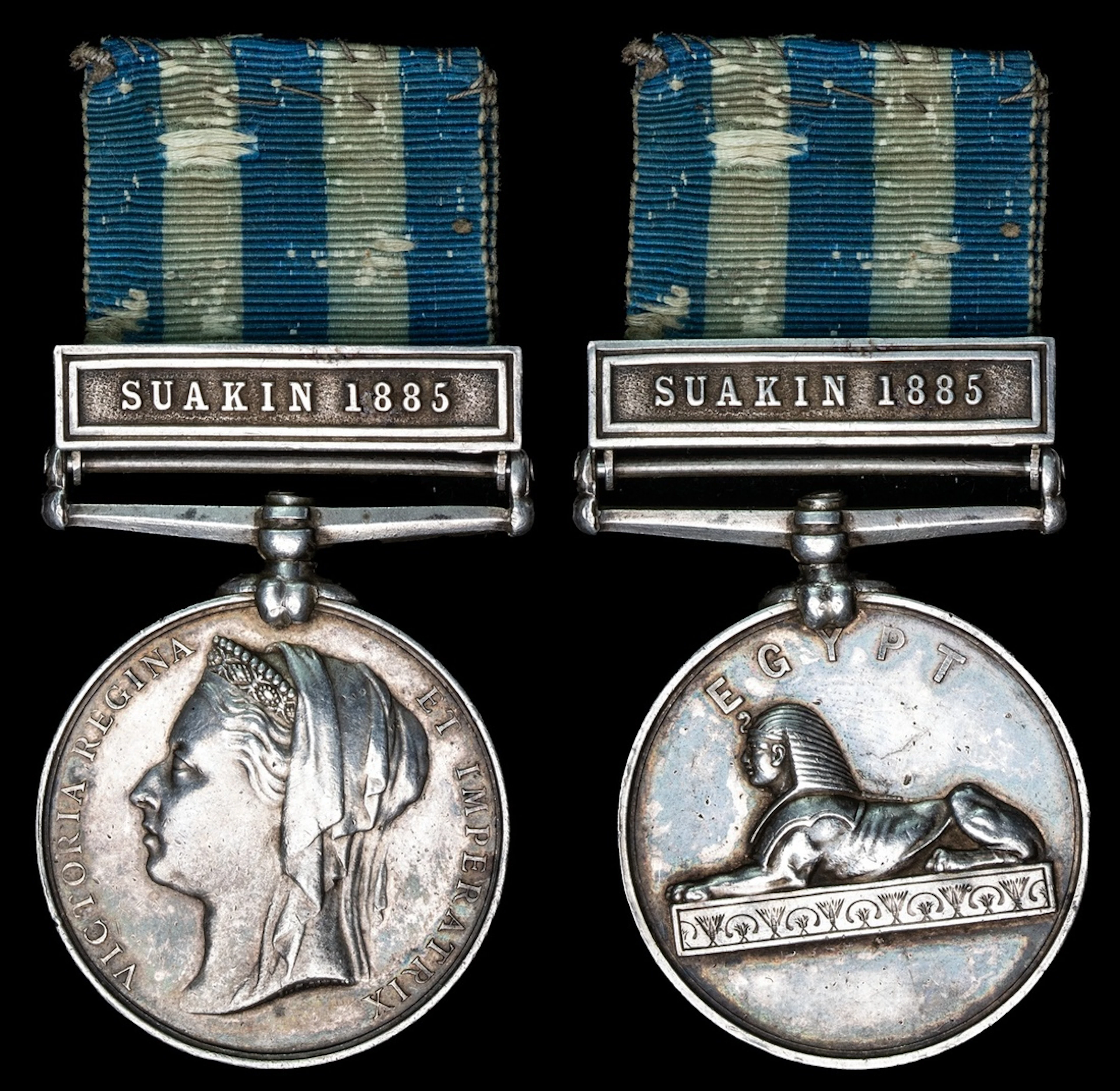 The Egypt and Sudan Medal awarded to Sergeant E. Higham, 'C' Company