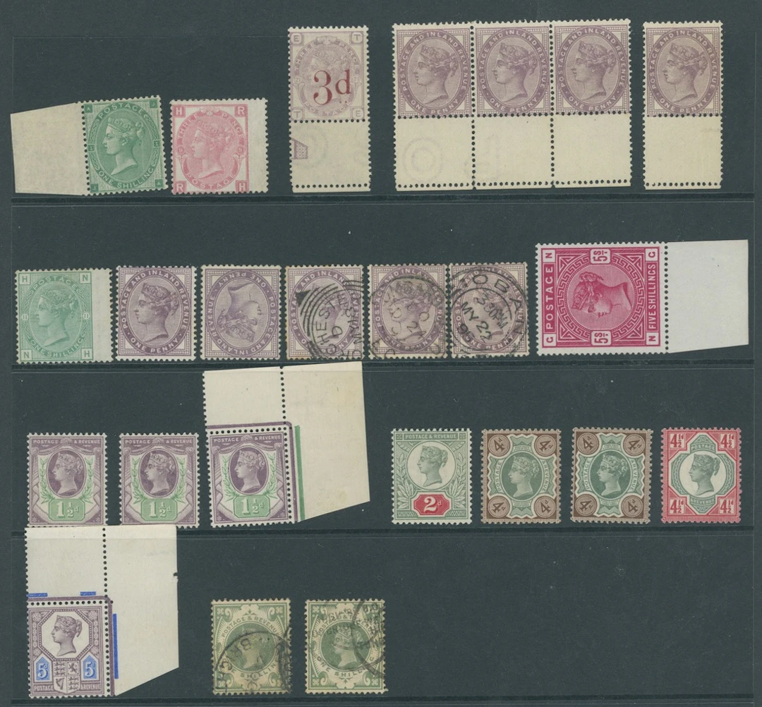 Great Britain 1862-87, a predominantly mint surface printed group
