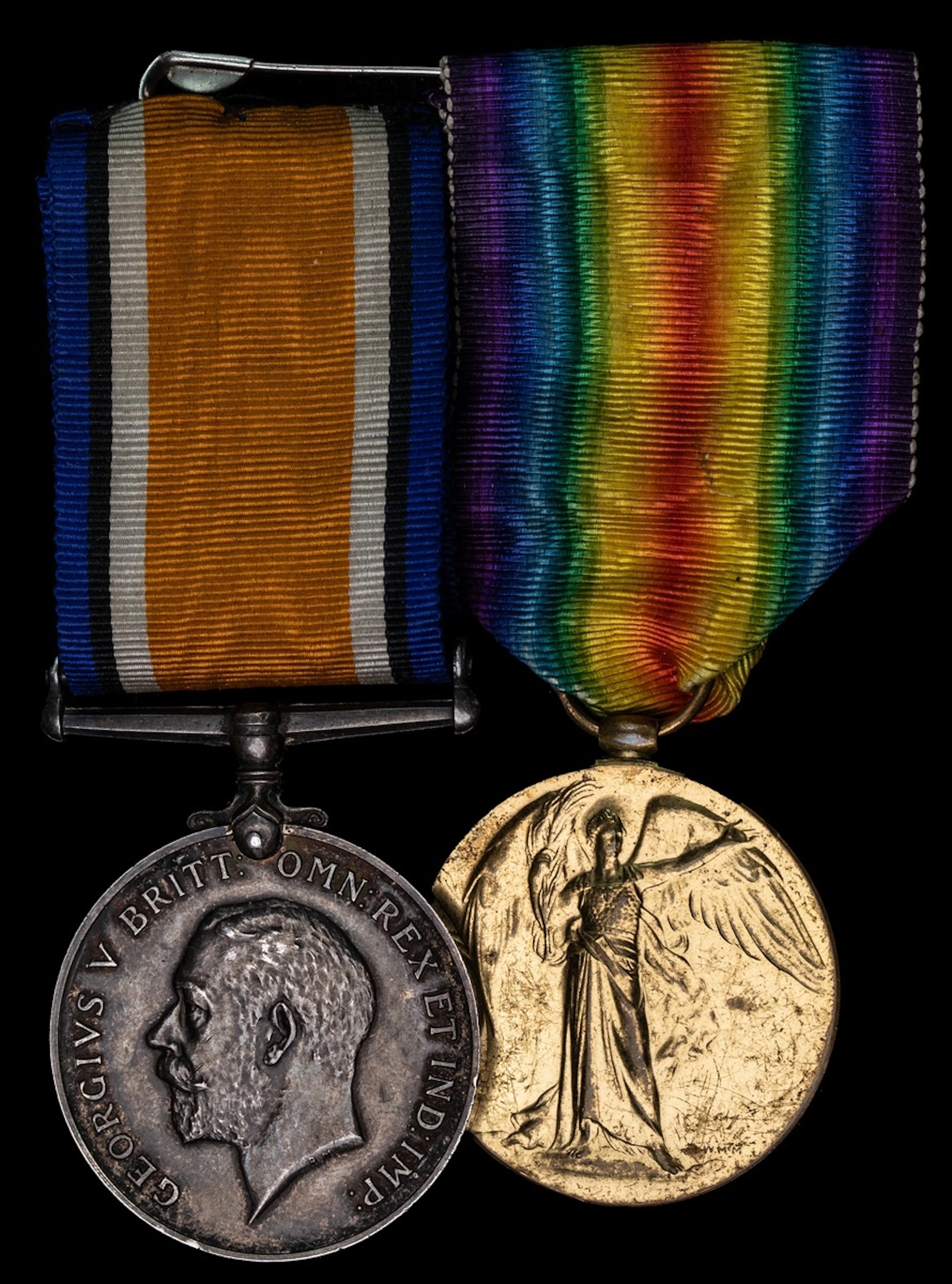 Pair: Sergeant J. D. Warren, Royal Engineers, who was 'mentioned'