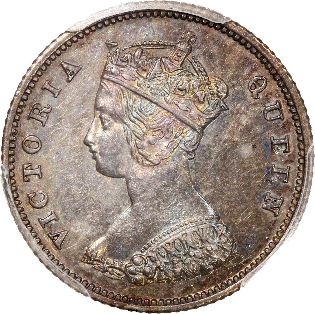 Hong Kong, Victoria, [PCGS MS62] silver 10 cents, 1864