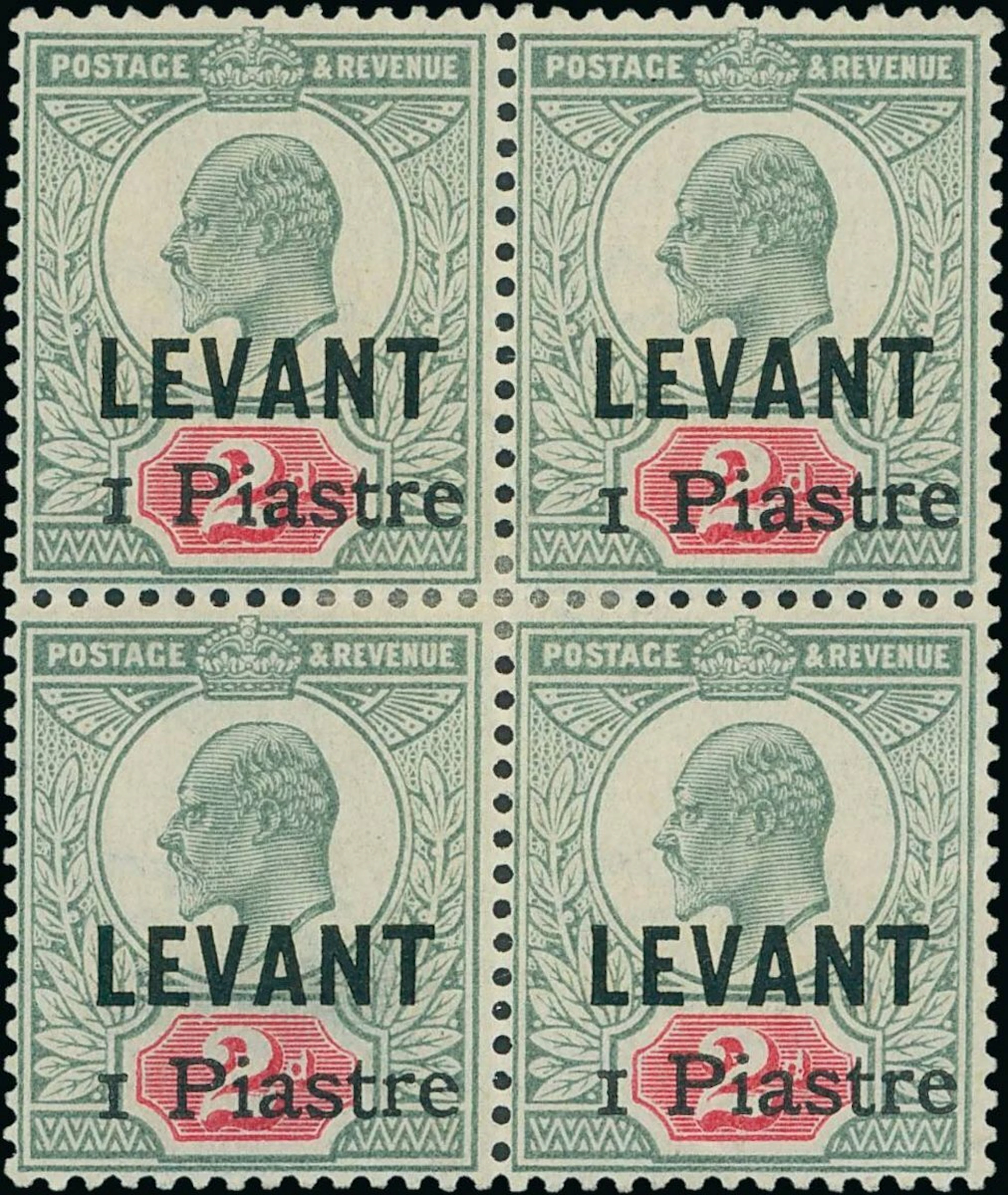 Colonial Countries Overprinted on Great Britain British Levant British