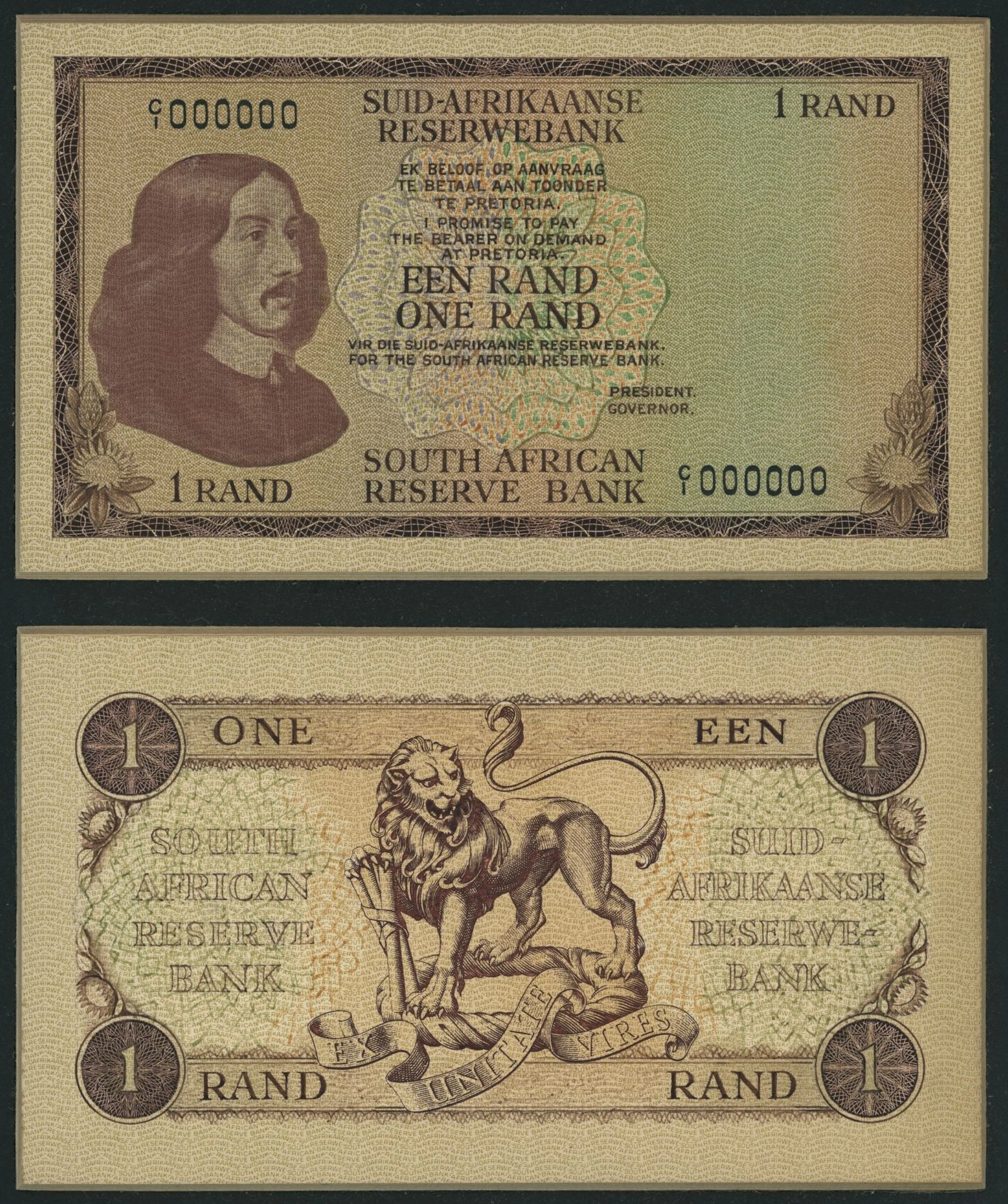 South African Reserve Bank, South Africa, [front and back essays]
