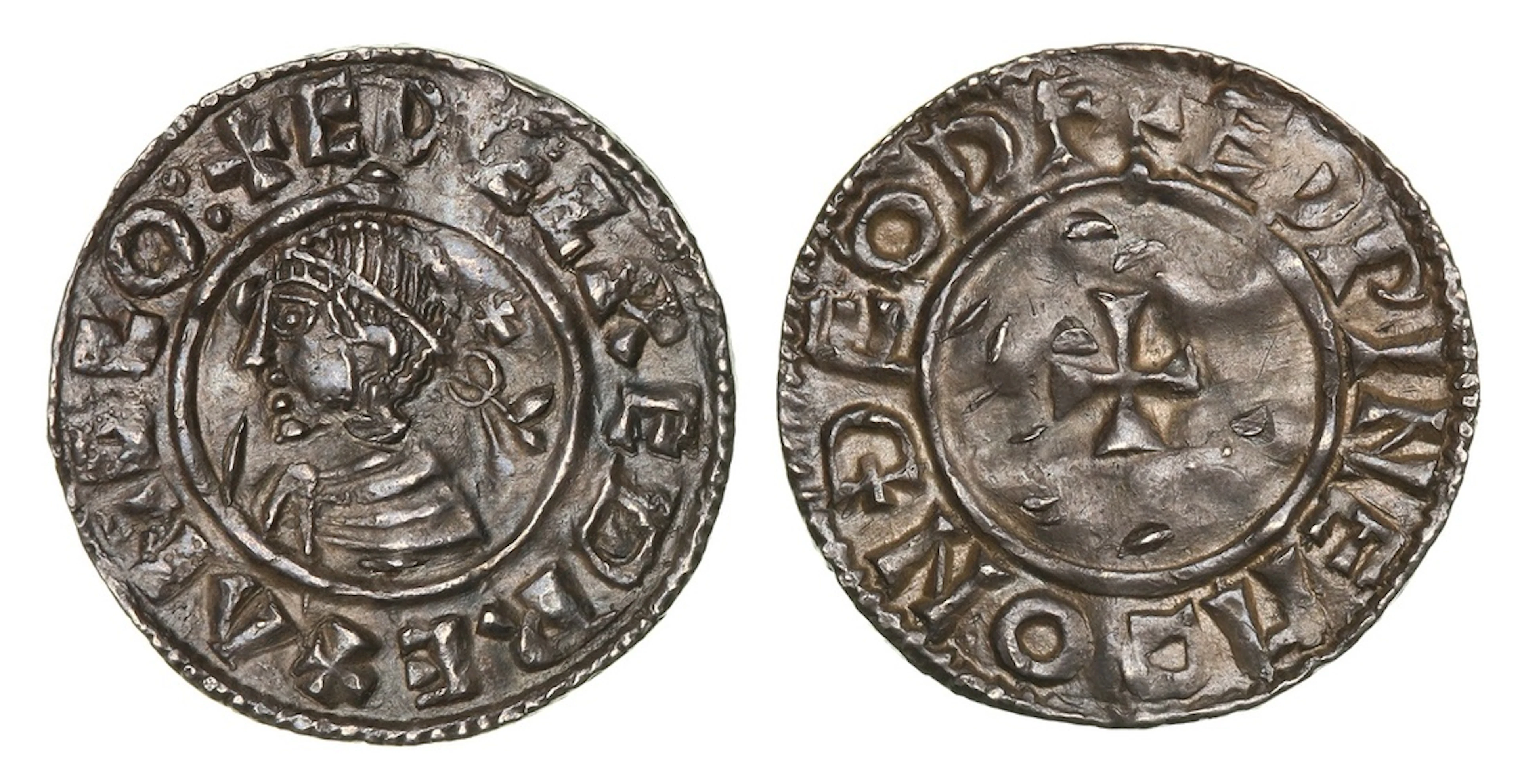 Æthelred II 'Unræd' (978-1016), 'Last Small Cross' Type, Penny, 1009-1017