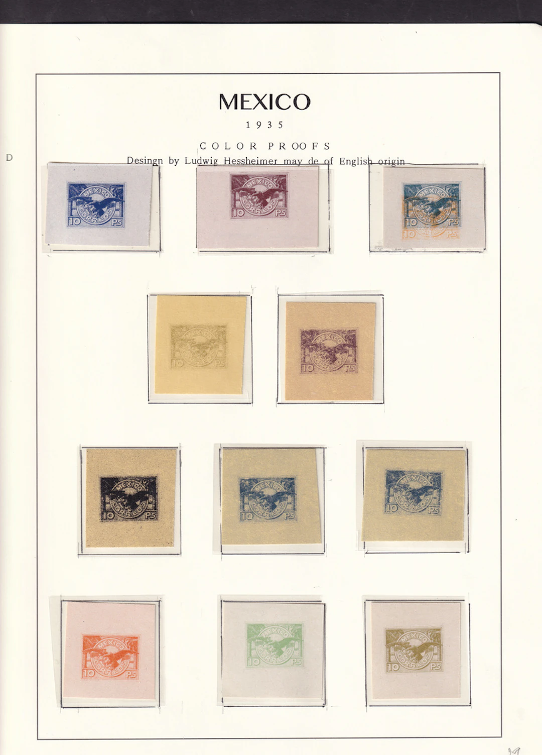 1934-35 Unissued Essays 1935, "Kosel" essays, an exceptional group