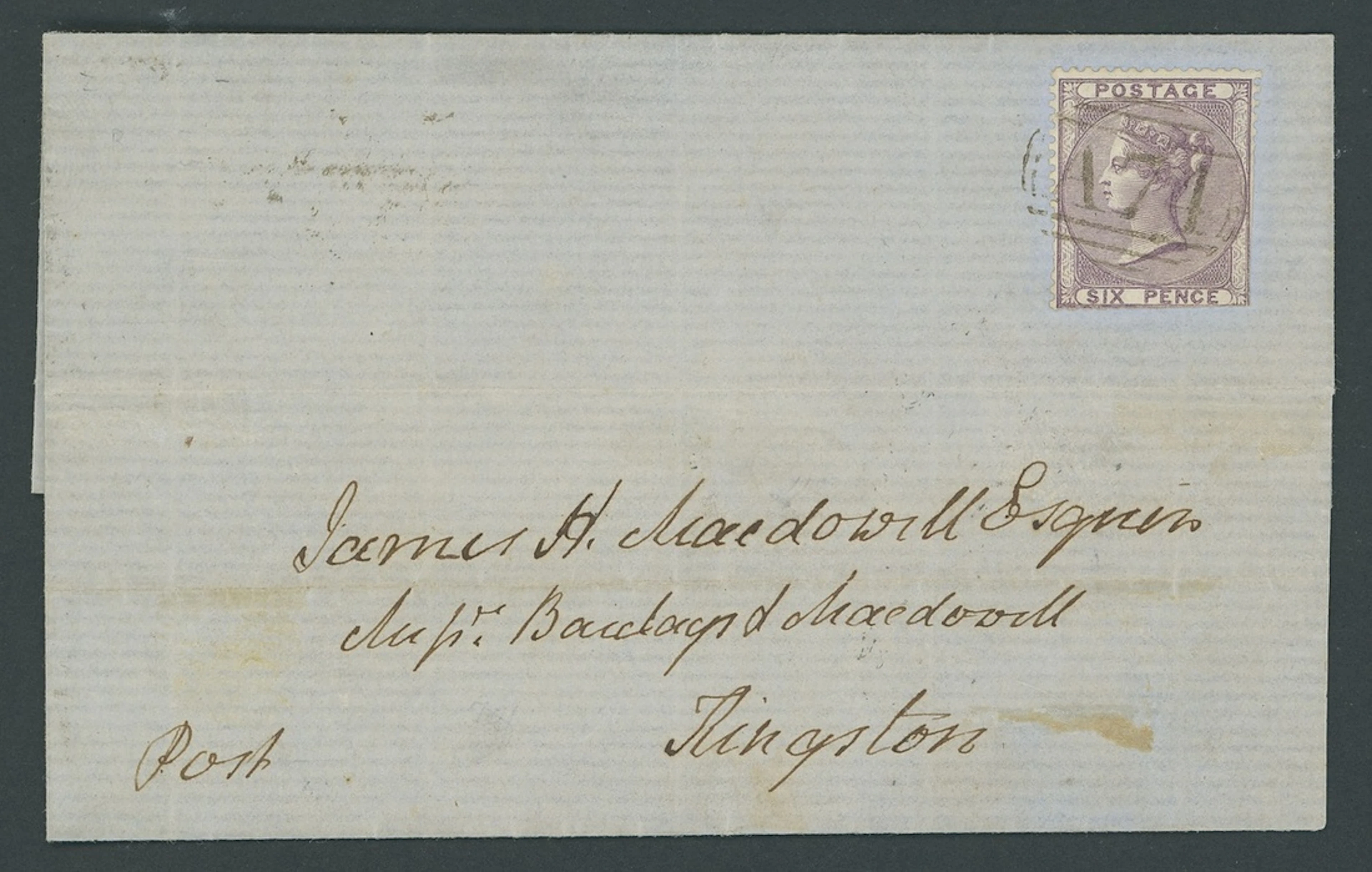Jamaica Great Britain used in Jamaica Imperial Issues used at Post
