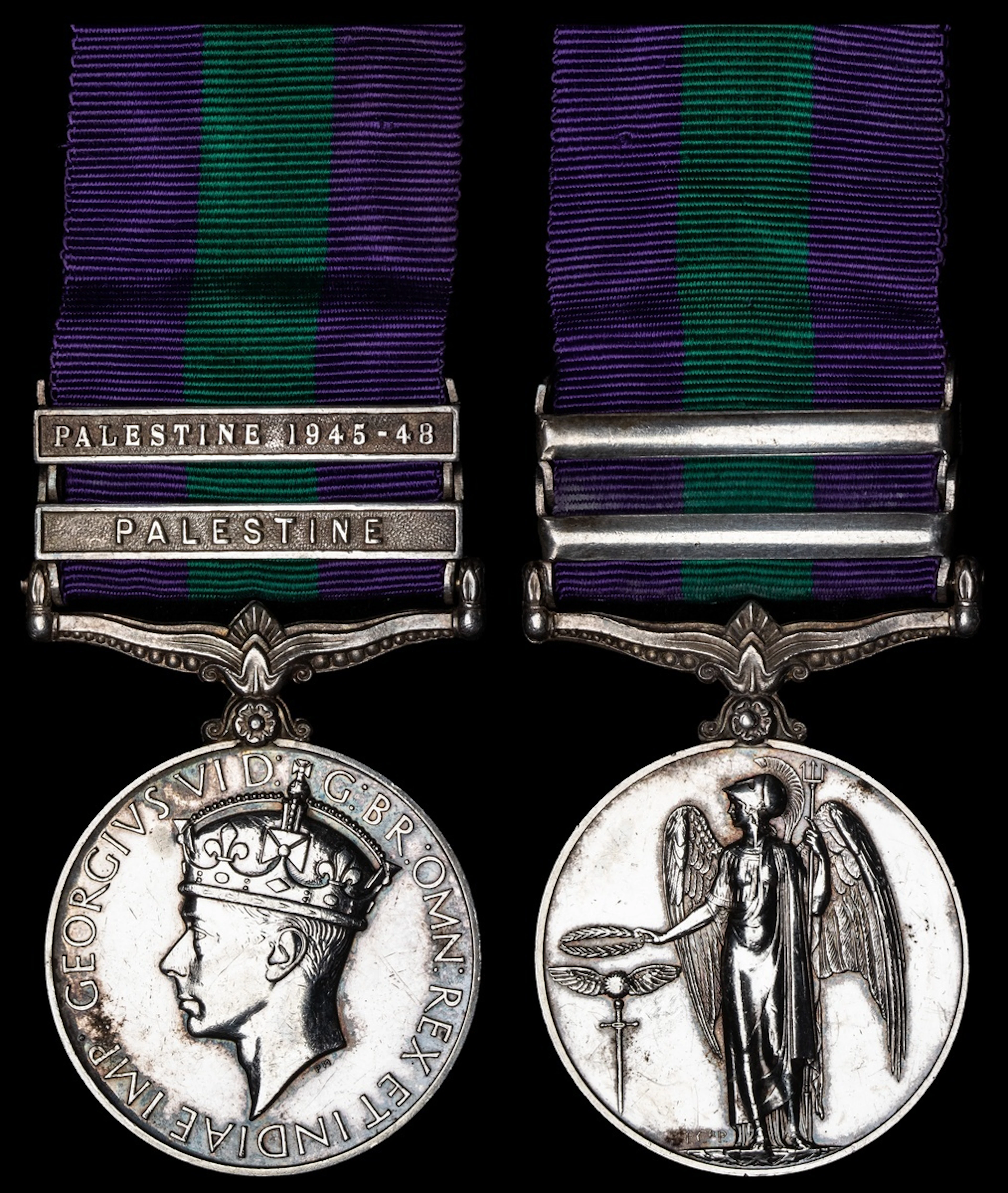 The General Service Medal issued to Mr L. K. Pope, Colonial Service