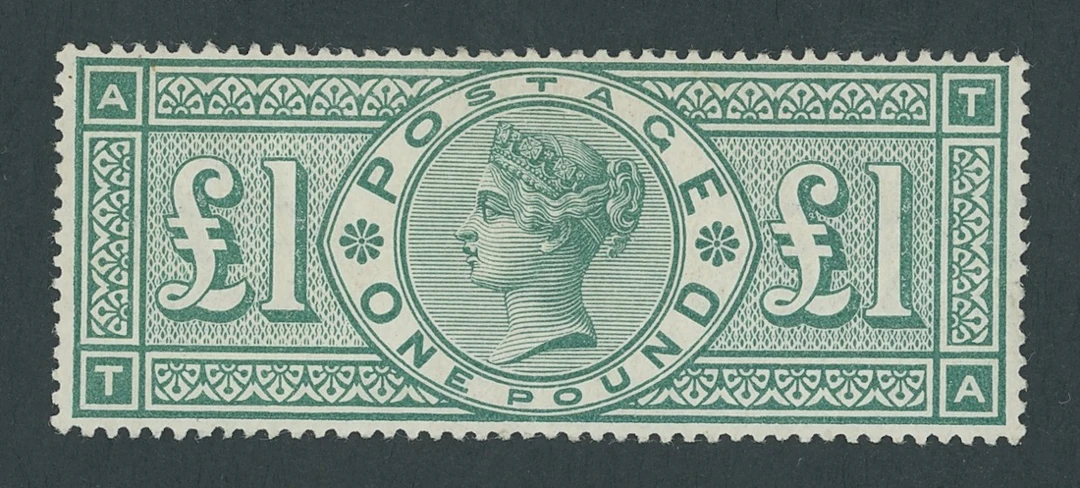 Great Britain 1887-92 'Jubilee' Issue 1891 (28 Jan.) £1 green, TA