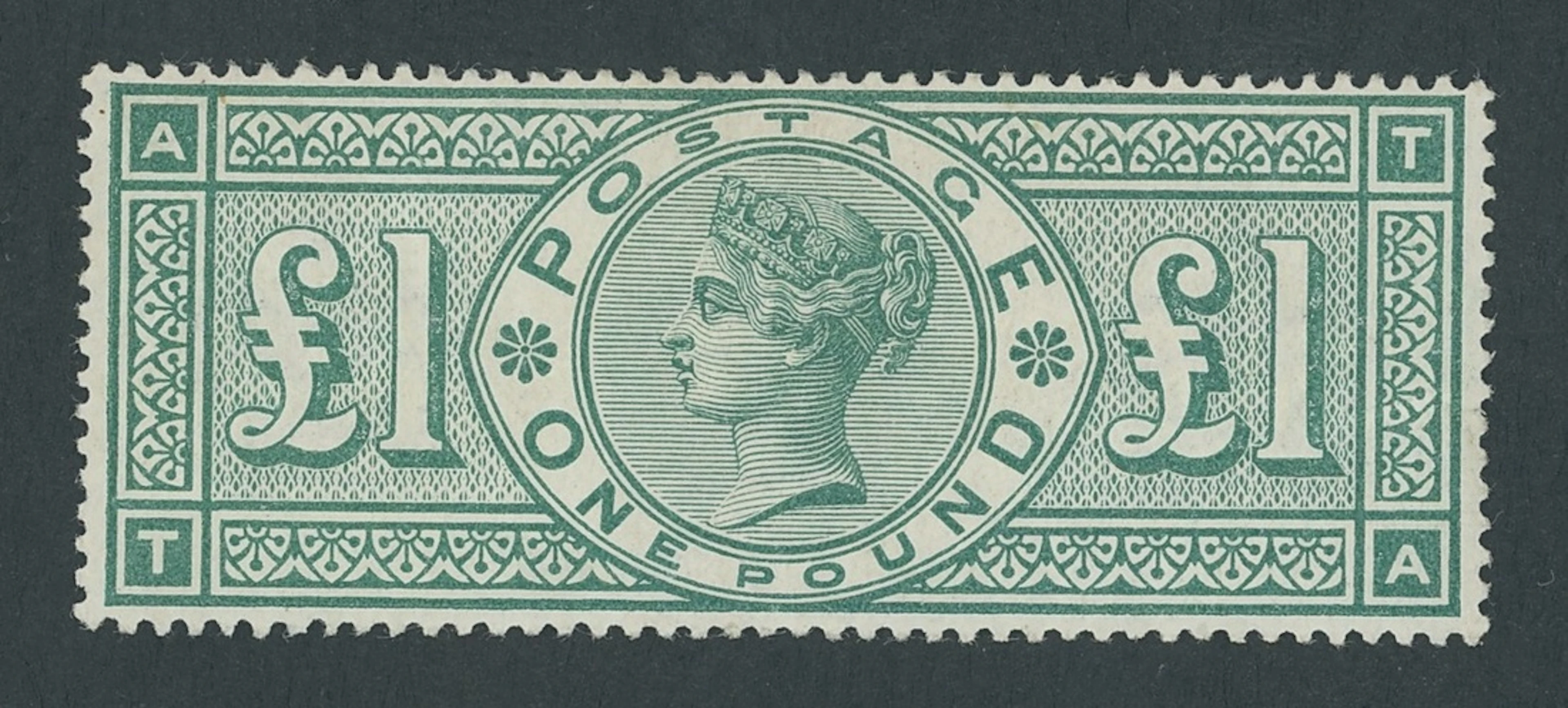 Great Britain 1887-92 'Jubilee' Issue 1891 (28 Jan.) £1 green, TA