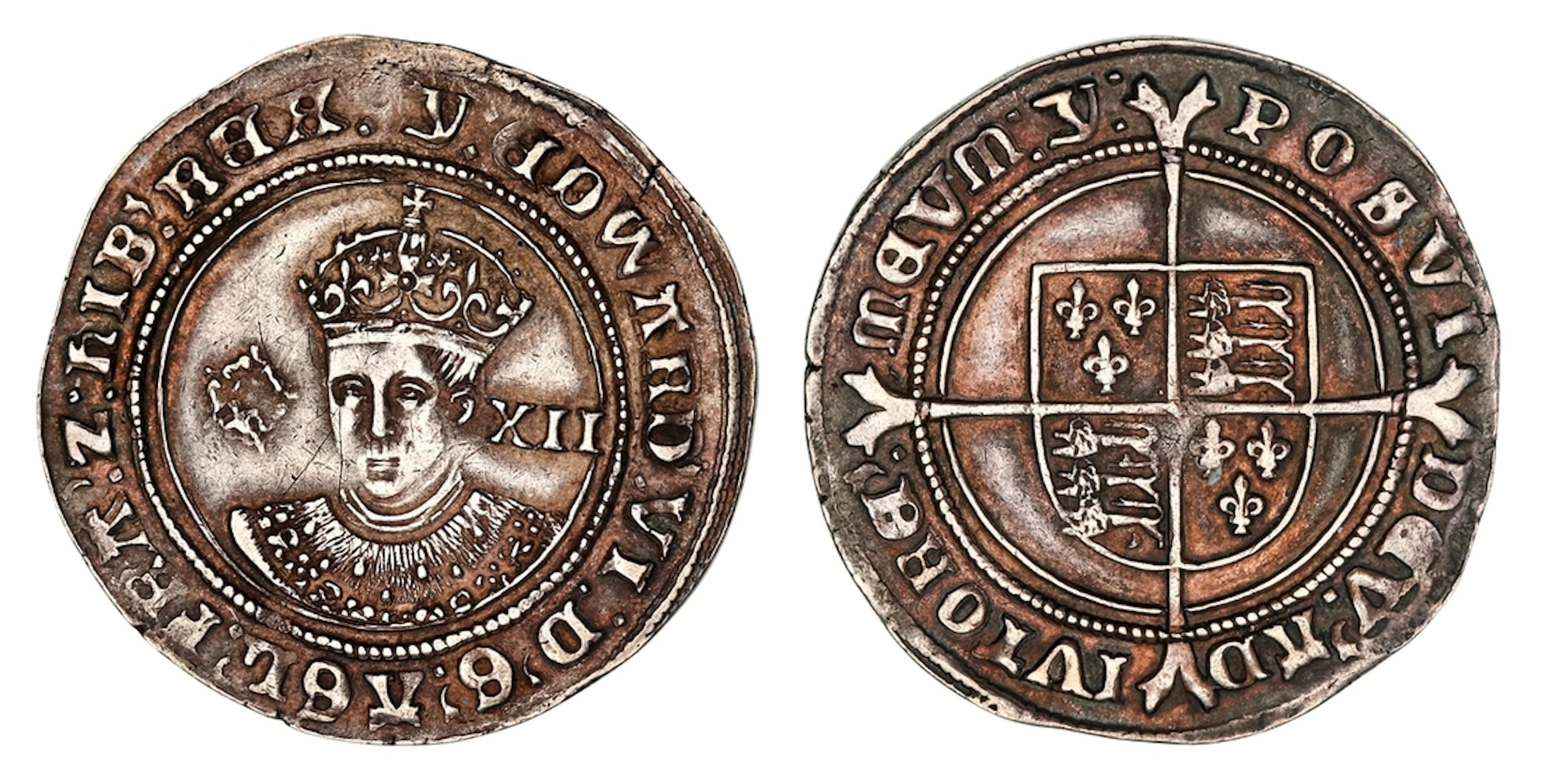 Edward VI (1547-1553), Third Period, Fine Silver Issue, Shilling