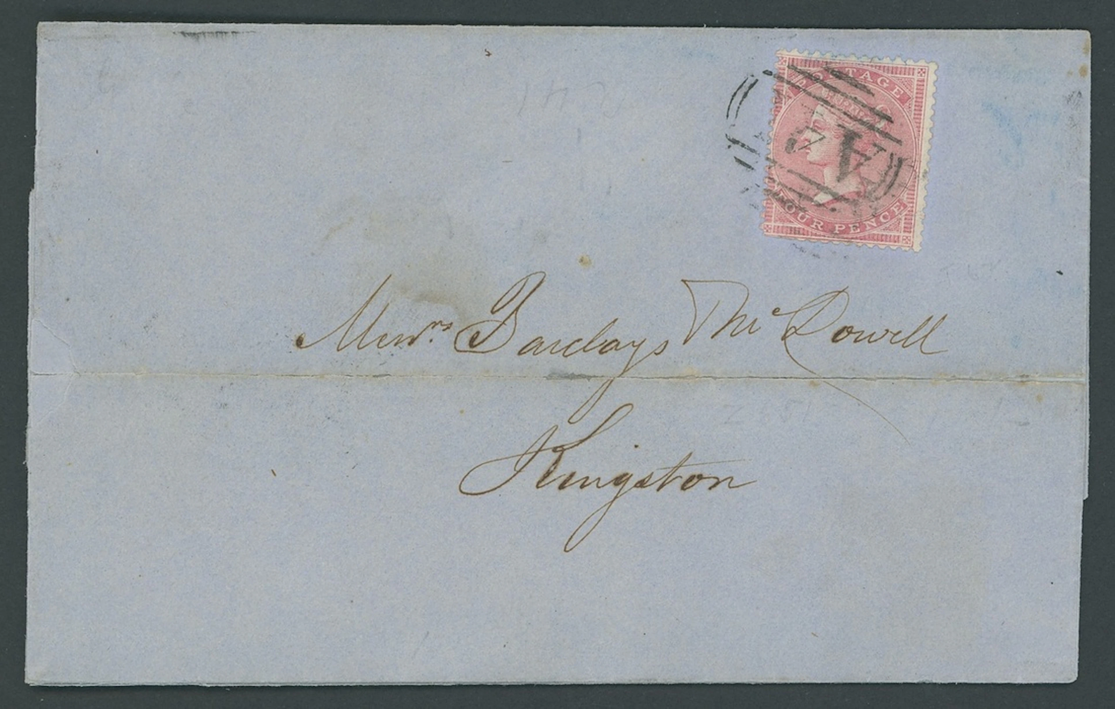 Jamaica Great Britain used in Jamaica Imperial Issues used at Post