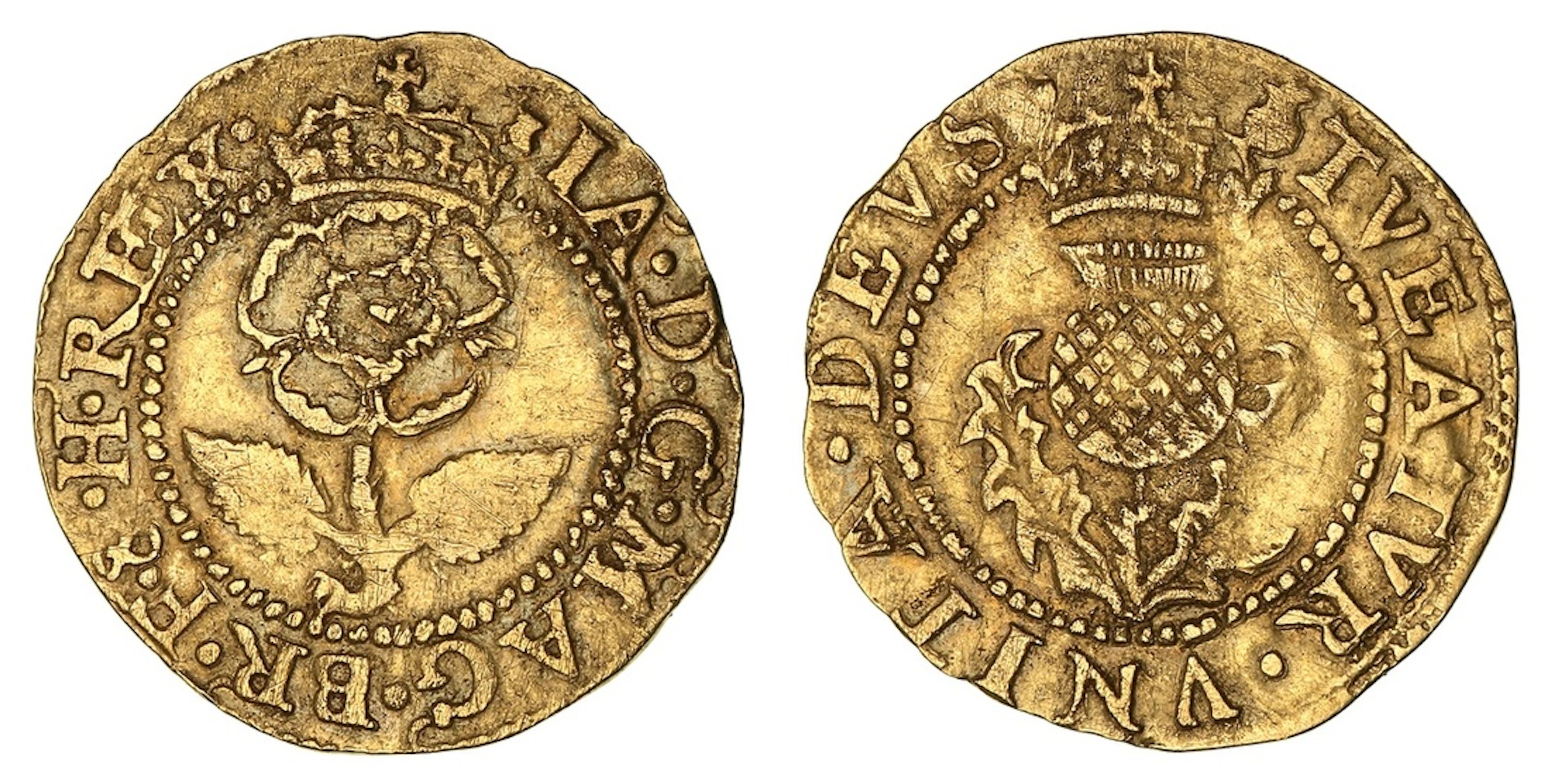 Scotland, James VI (1605-1625), Ninth Coinage, Gold Thistle Crown