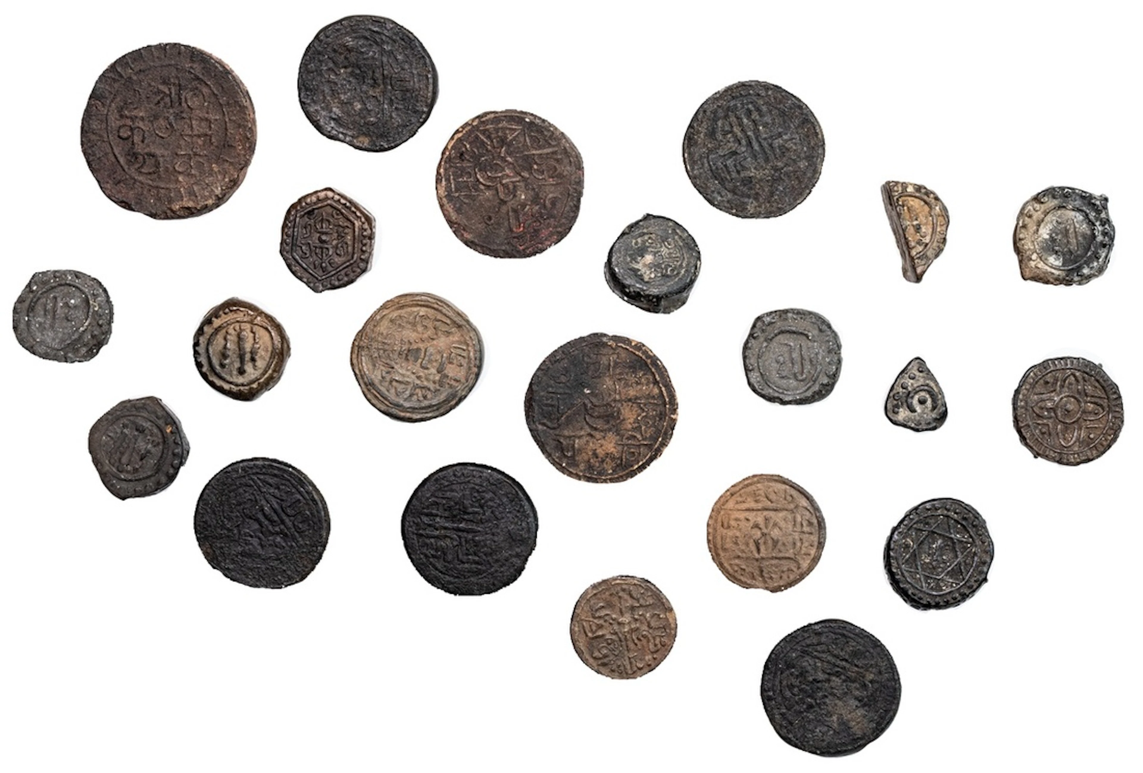 Collection of Clay Tokens (22) | Nepal, Anonymous, clay Tokens (2)