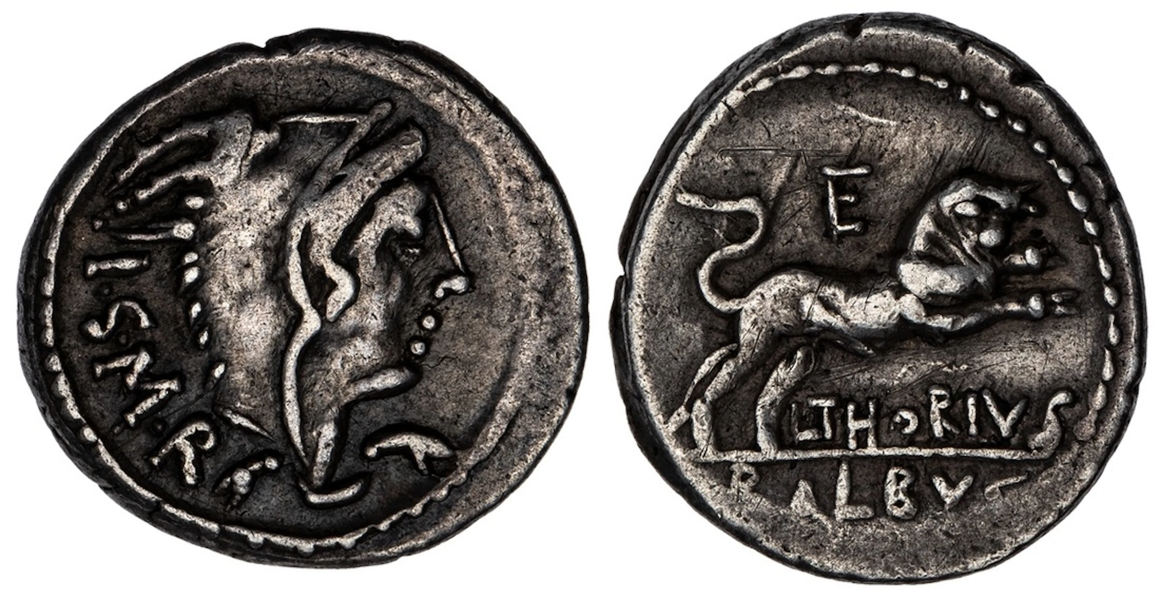 Roman Republic, L. Thorius Balbus, AR Denarius, struck 105 BC, I.