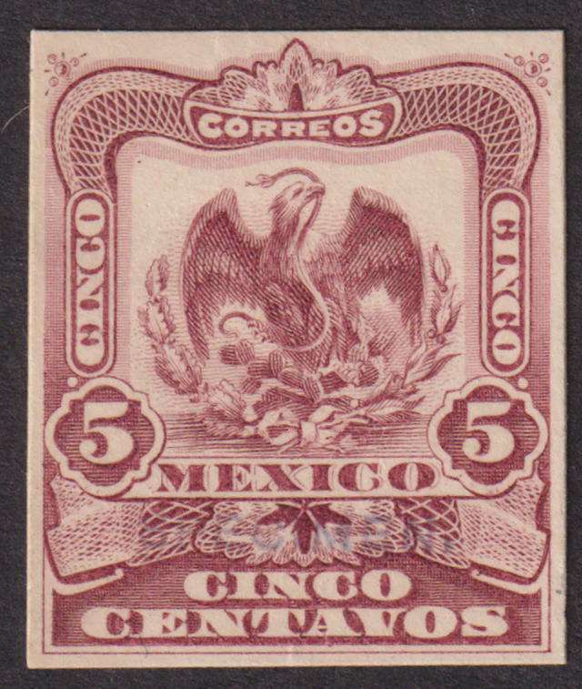1884-1913 Post-Classic Period 1897, "Aguilitas", 5c. brown-carmine