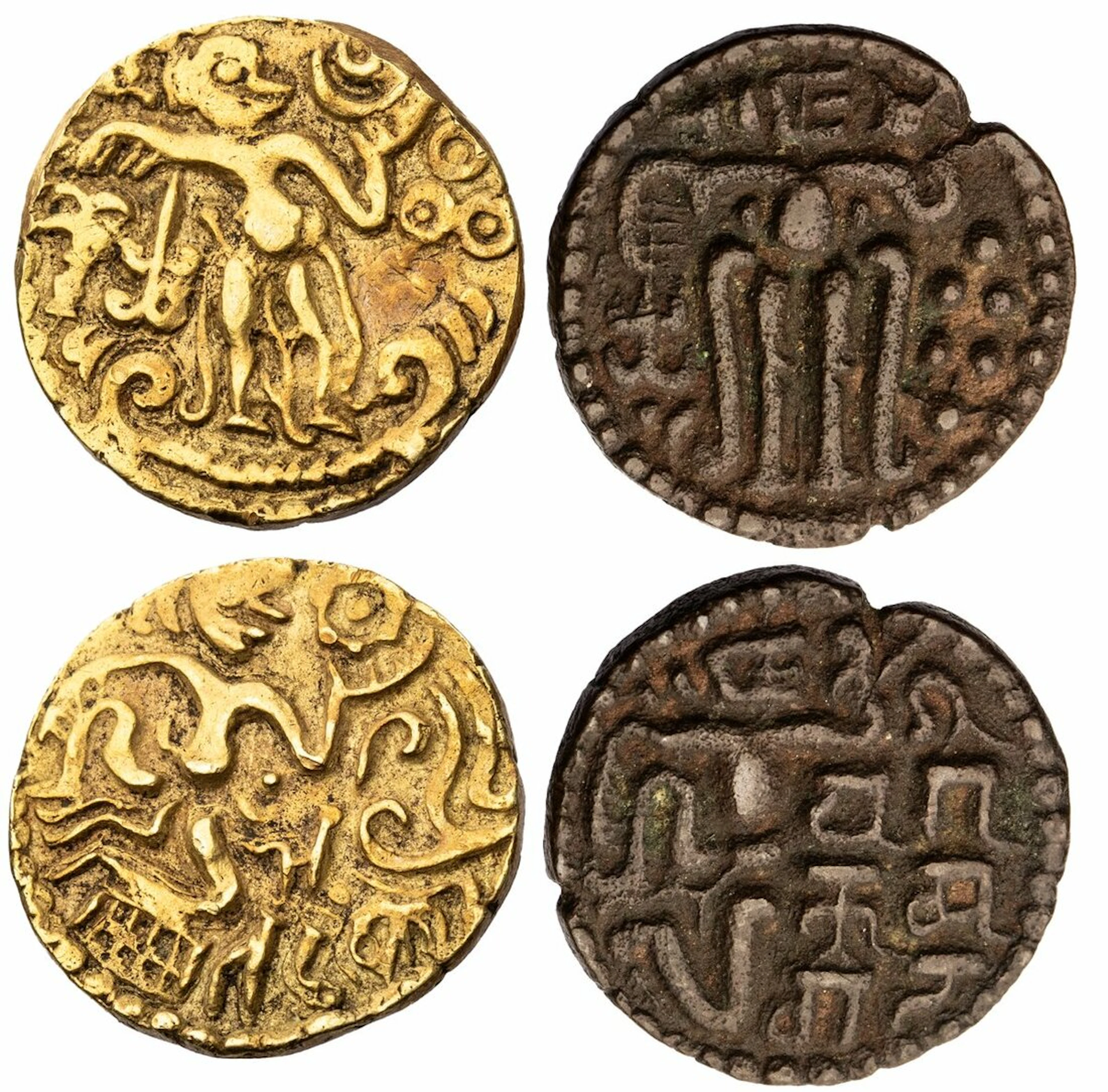 Sri Lanka (Ceylon), Anonymous (c.960-1214), gold Kahavanu, type II