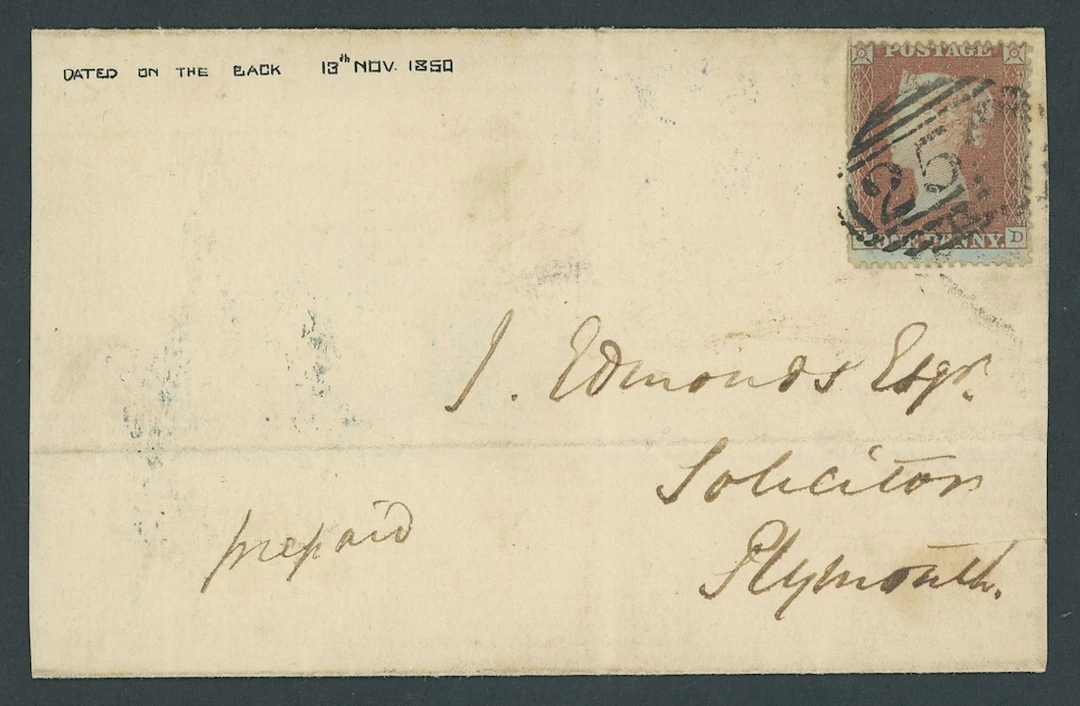 Great Britain 1850-54 Henry Archer Perforation Trials Plate 97: TD