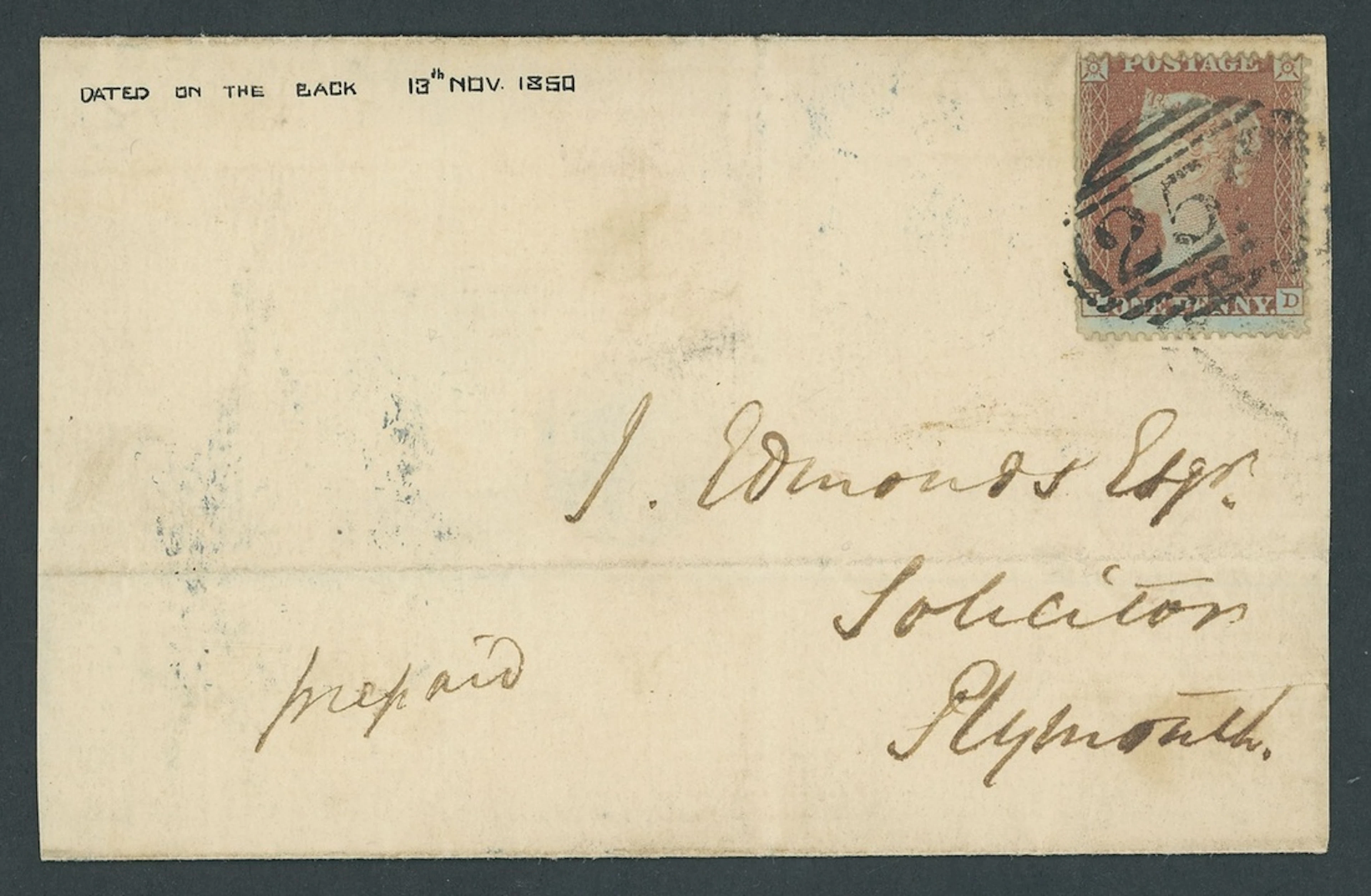 Great Britain 1850-54 Henry Archer Perforation Trials Plate 97: TD