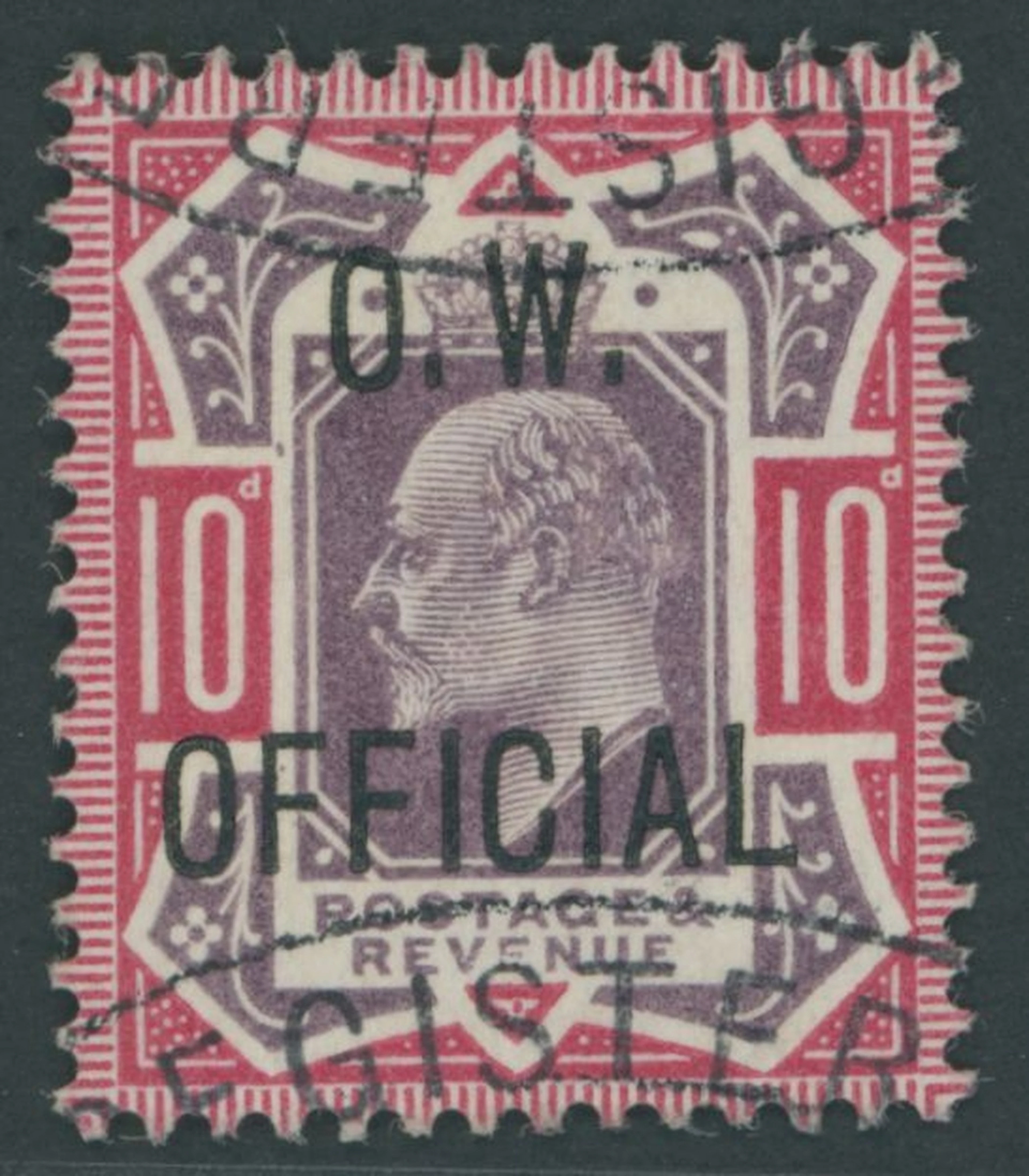 Great Britain Official Stamps Office of Works 1902-03 10d. purple