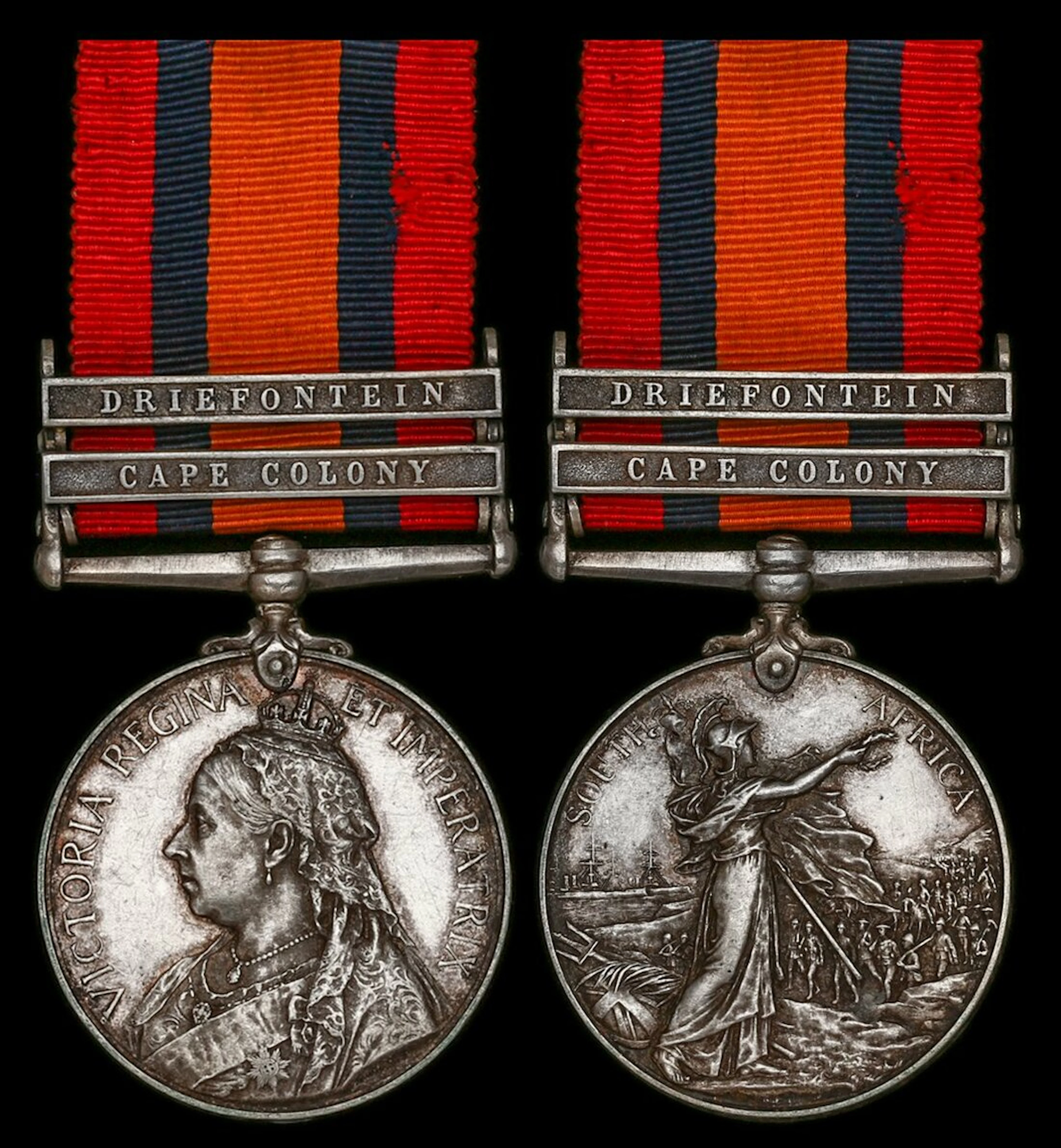 The Queen's South Africa Medal awarded to Trooper R. Wilson, 'C' Squadron