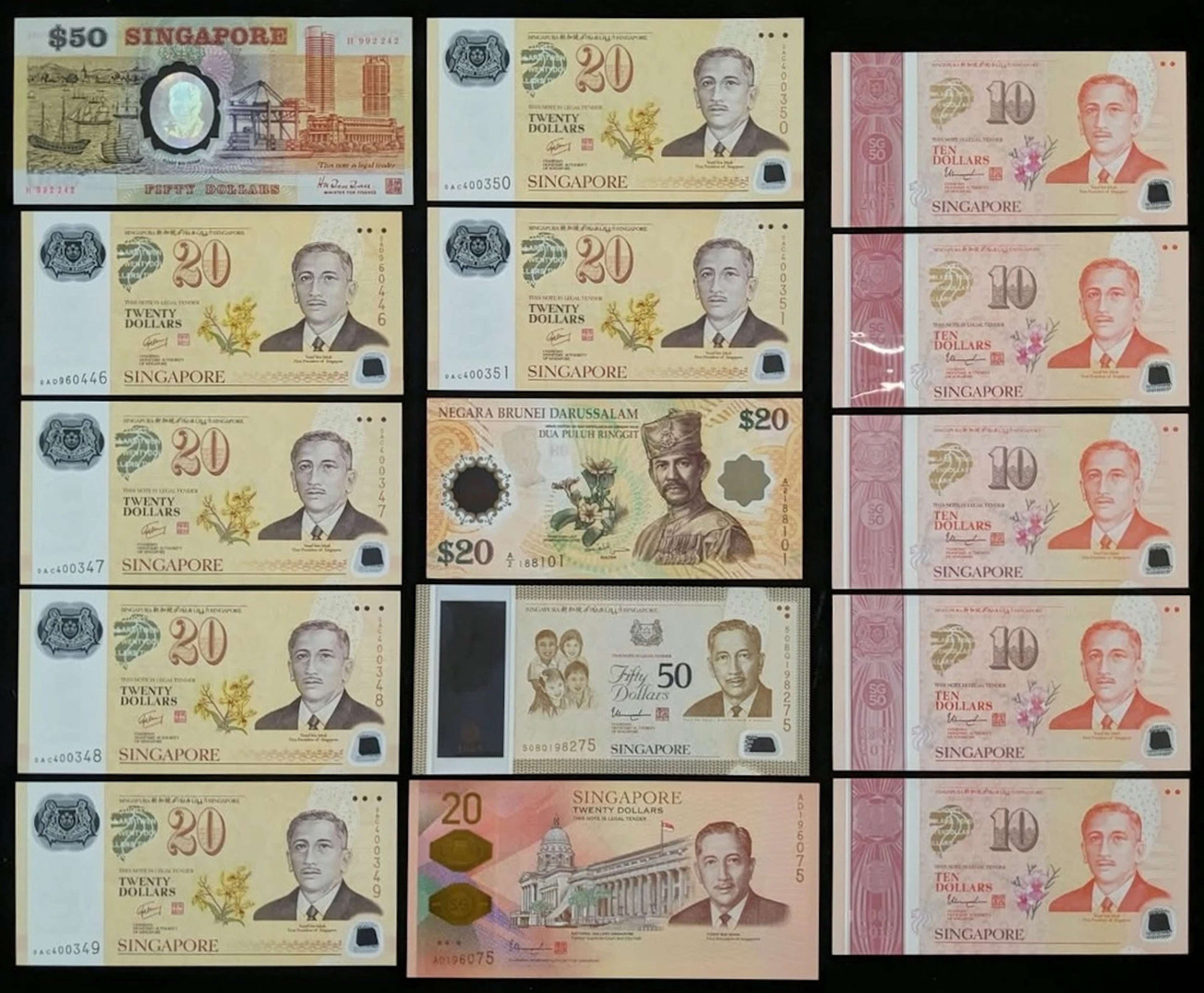 Singapore, a group of 15x commemorative issues, including