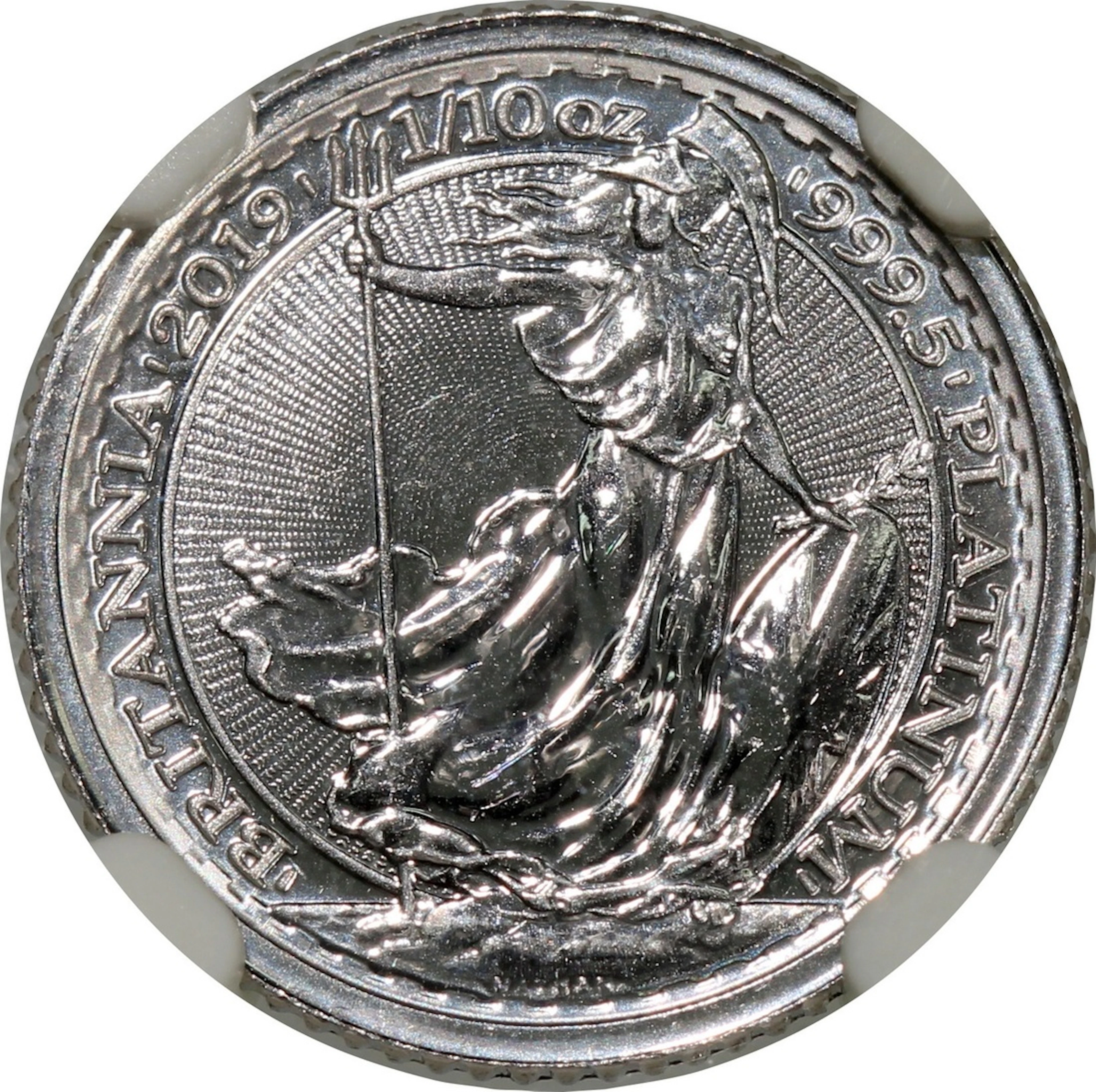 Great Britain, [NGC MS67] Pt£10, 2019
