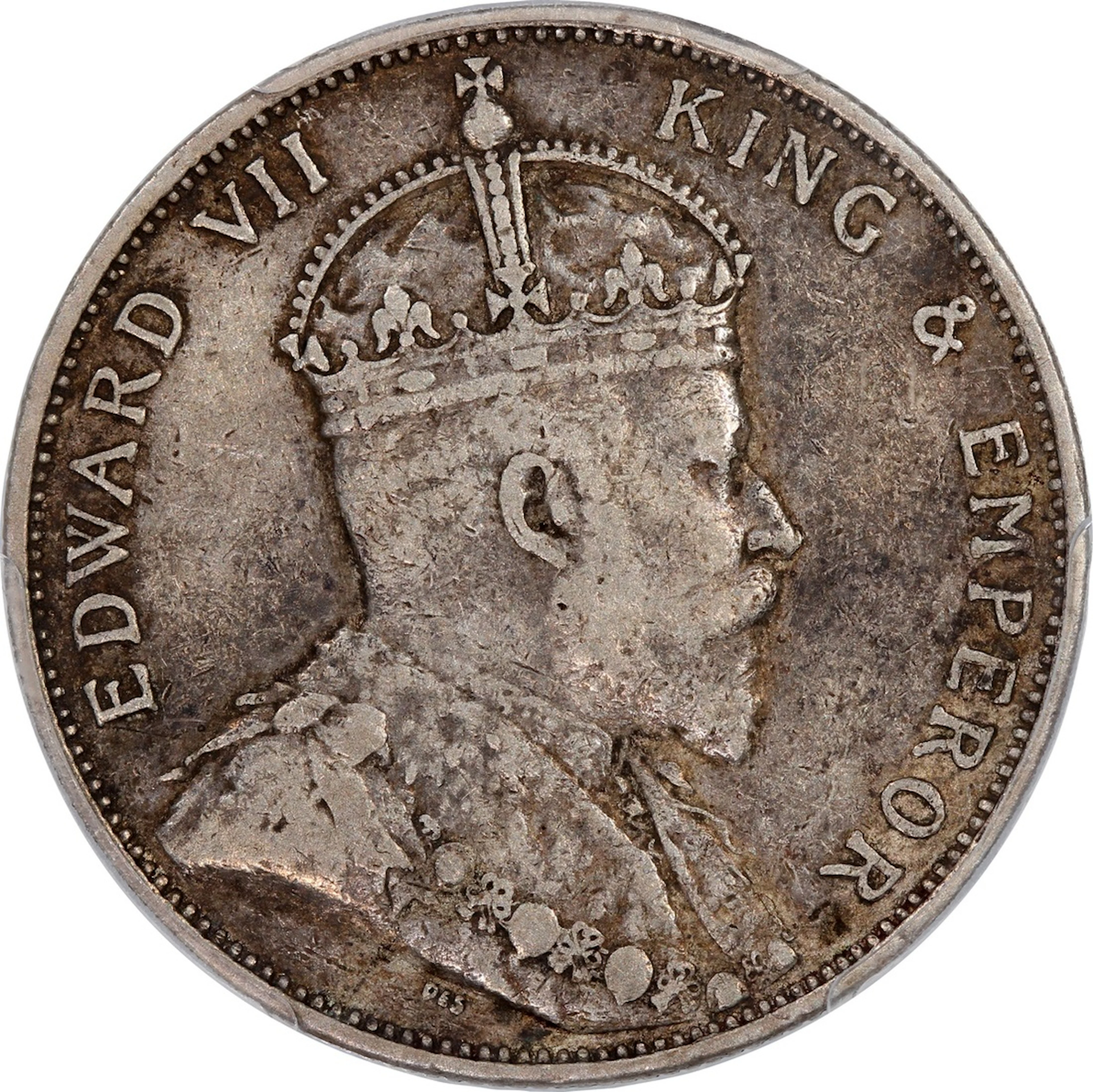 Hong Kong, [PCGS VF35] silver 50 cents, 1904