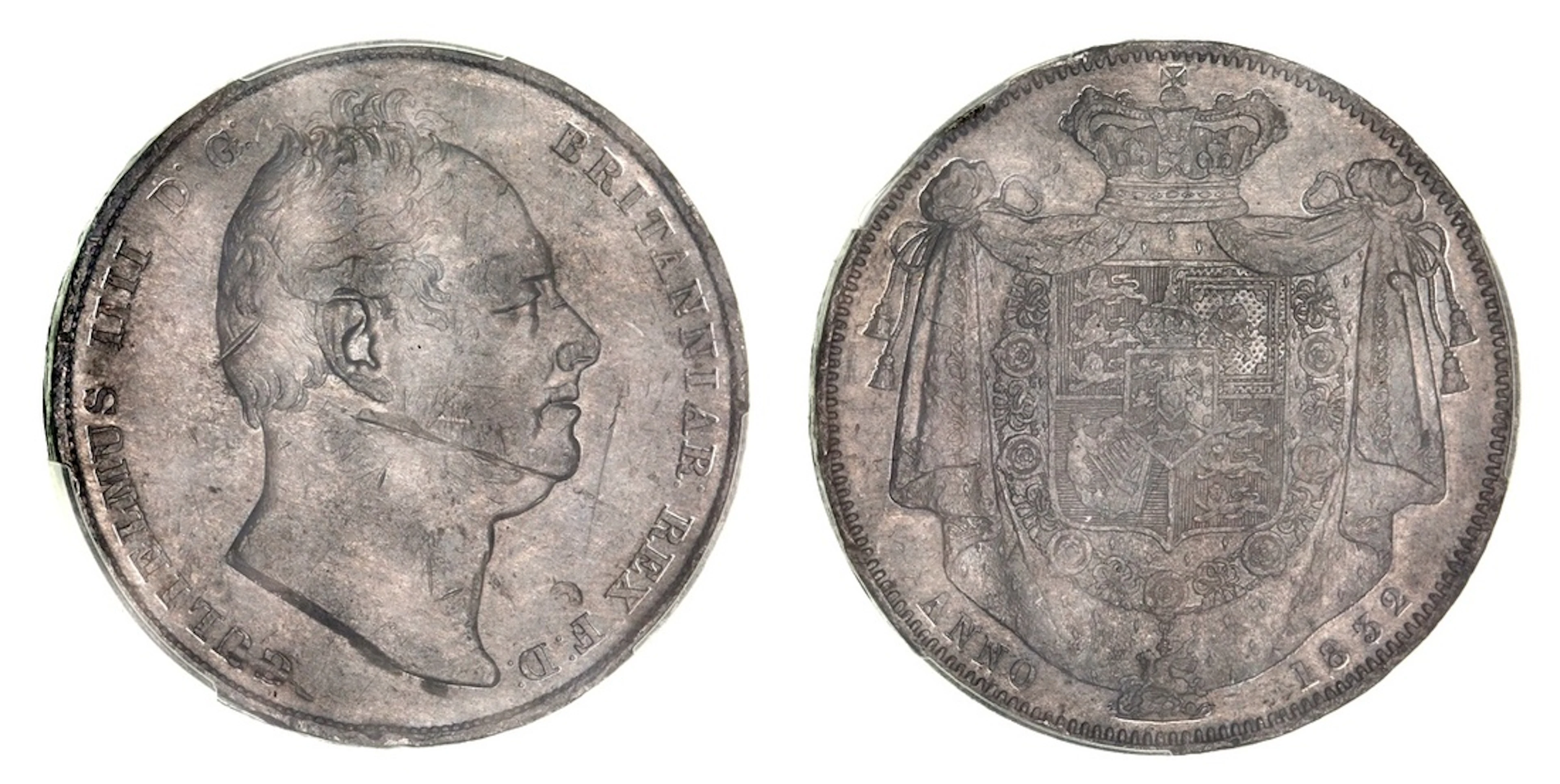 PCGS PR XF Detail | William IV (1830-1837), Pattern Crown, 1832, in
