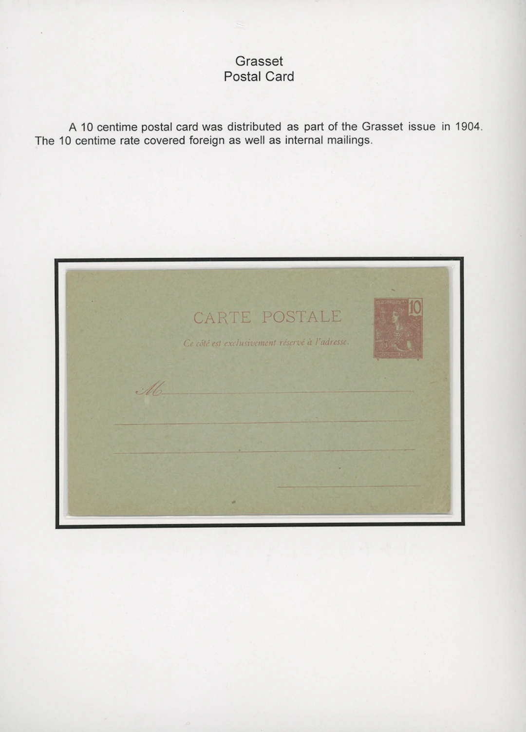 Indo-China French Indo-Chinese Post Office 1904 Grasset issue - Postal