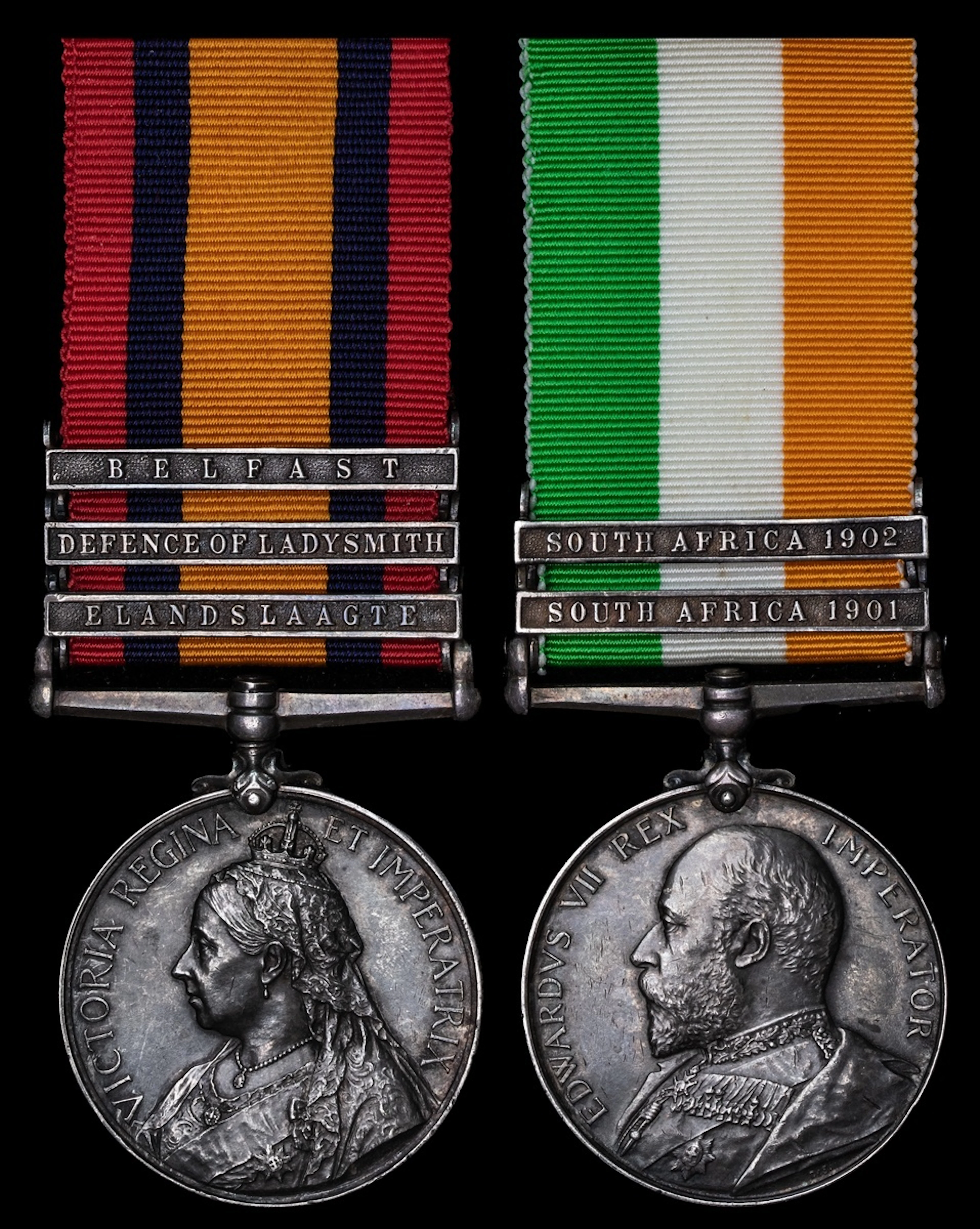 Pair: Band-Sergeant T. J. Waddington, Manchester Regiment, who was