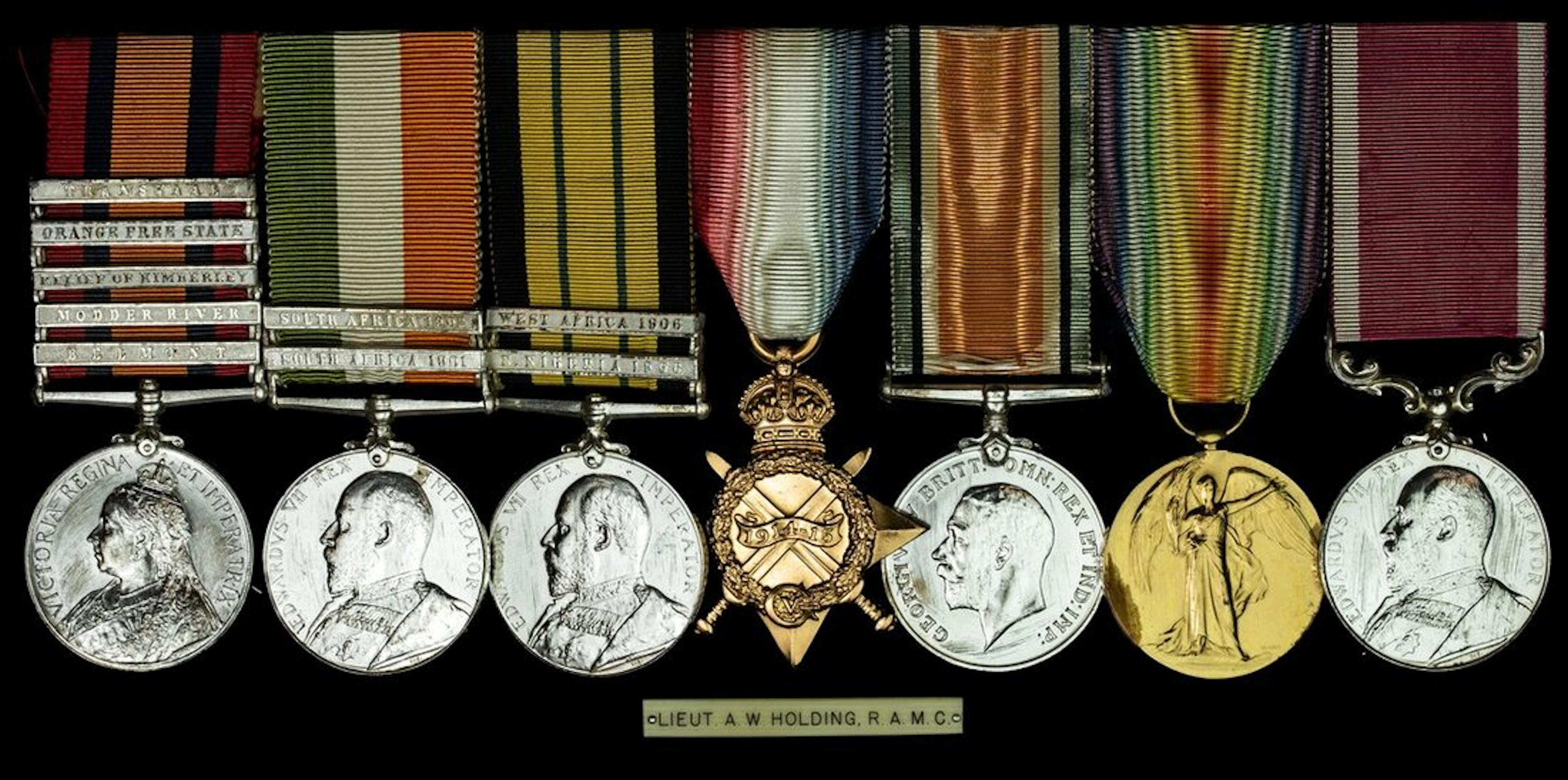 Seven: Lieutenant A. W. Holding, Royal Army Medical Corps Queen's
