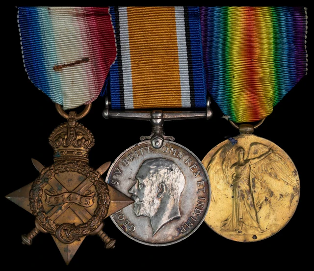 Three: Sergeant R. Landon, Royal Flying Corps 1914-15 Star (1826 1.A.M.