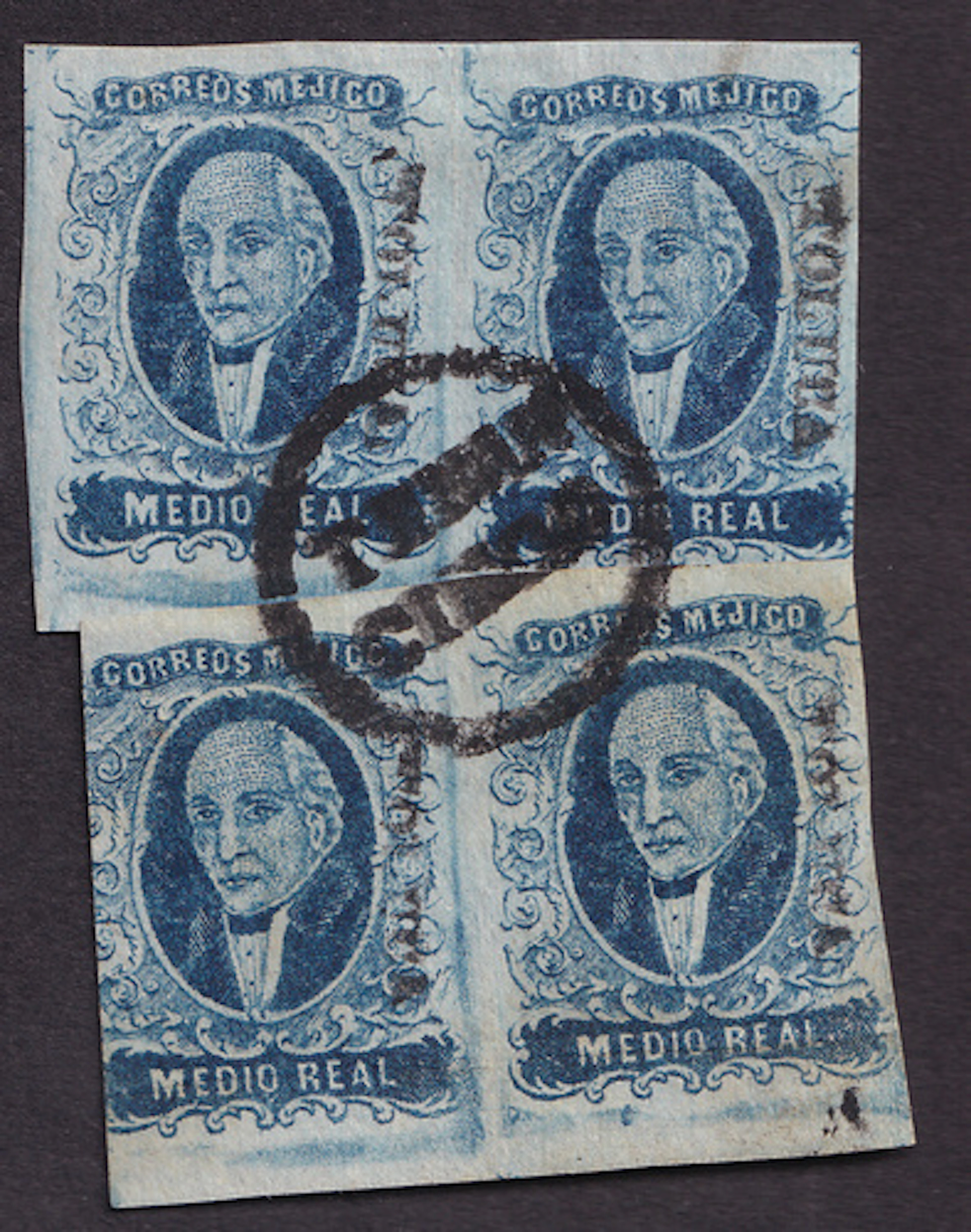 Mexico, 1856 "Hidalgos" Issue