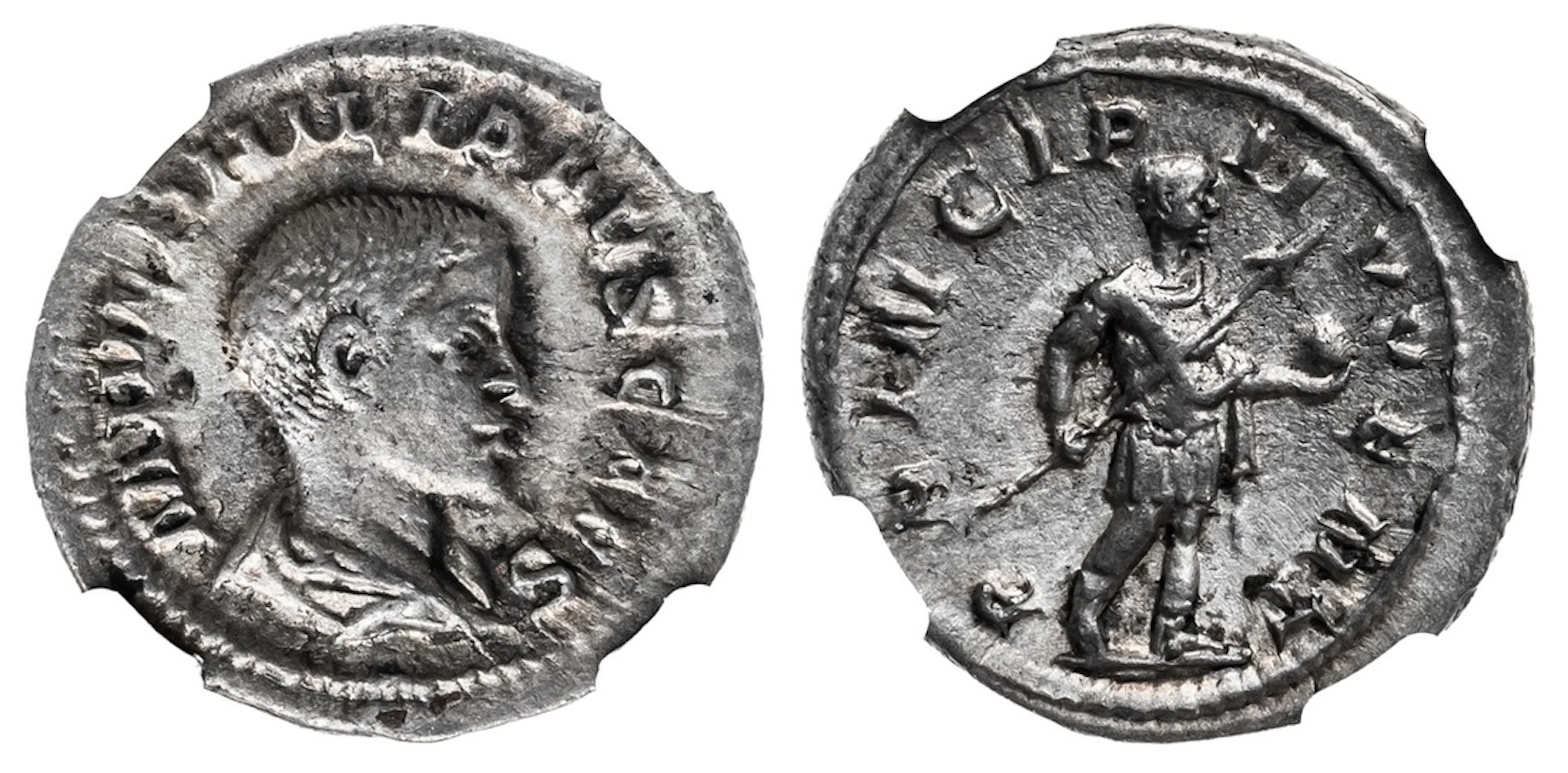 NGC XF | Roman Empire, Philip II 'the younger', as Caesar, (AD 244-249)