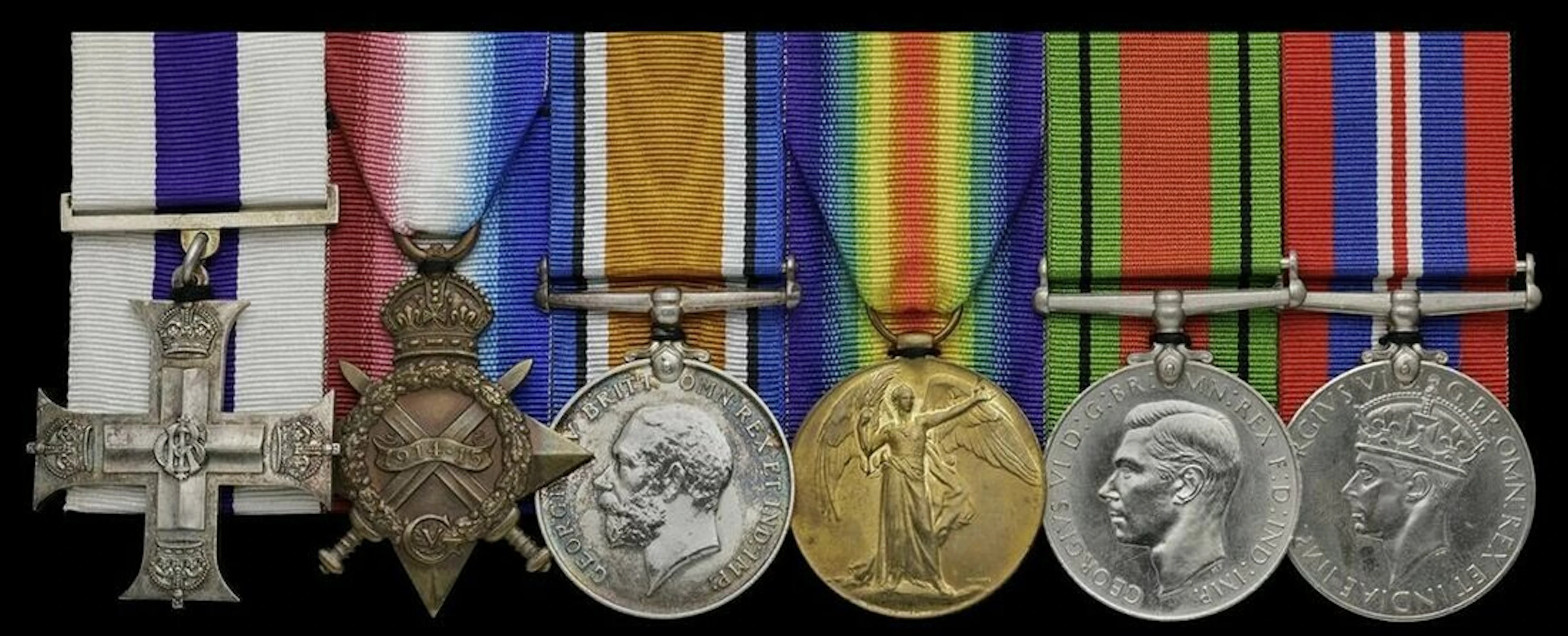 The superb Great War Salonica M.C. group of six awarded to Major E.