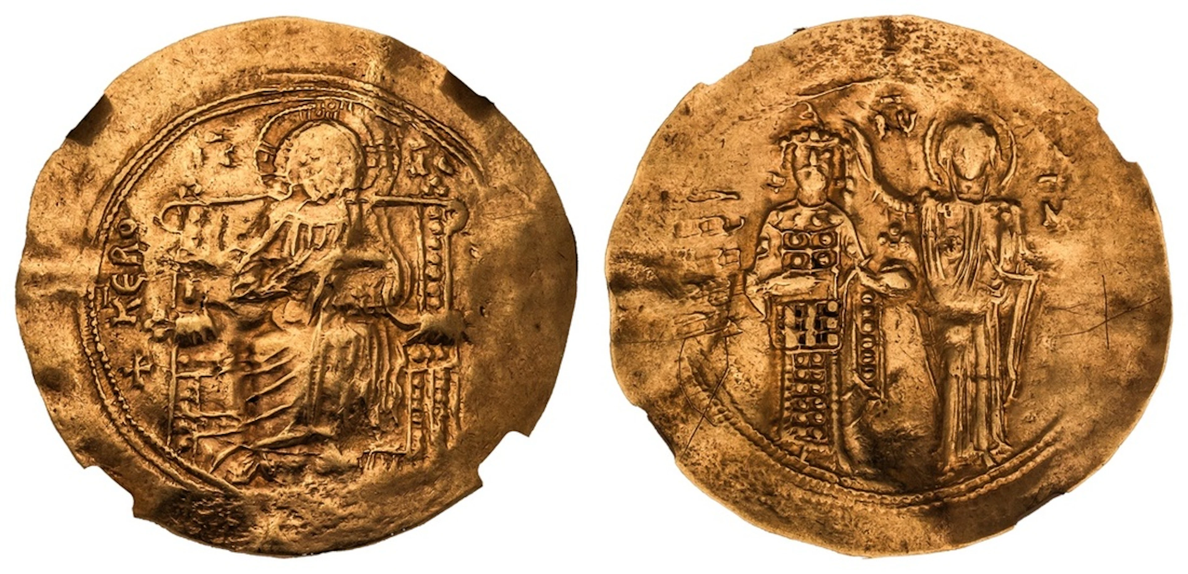 NGC Ch VF | Byzantine Empire, John II (1118-1143), AV Hyperpyron