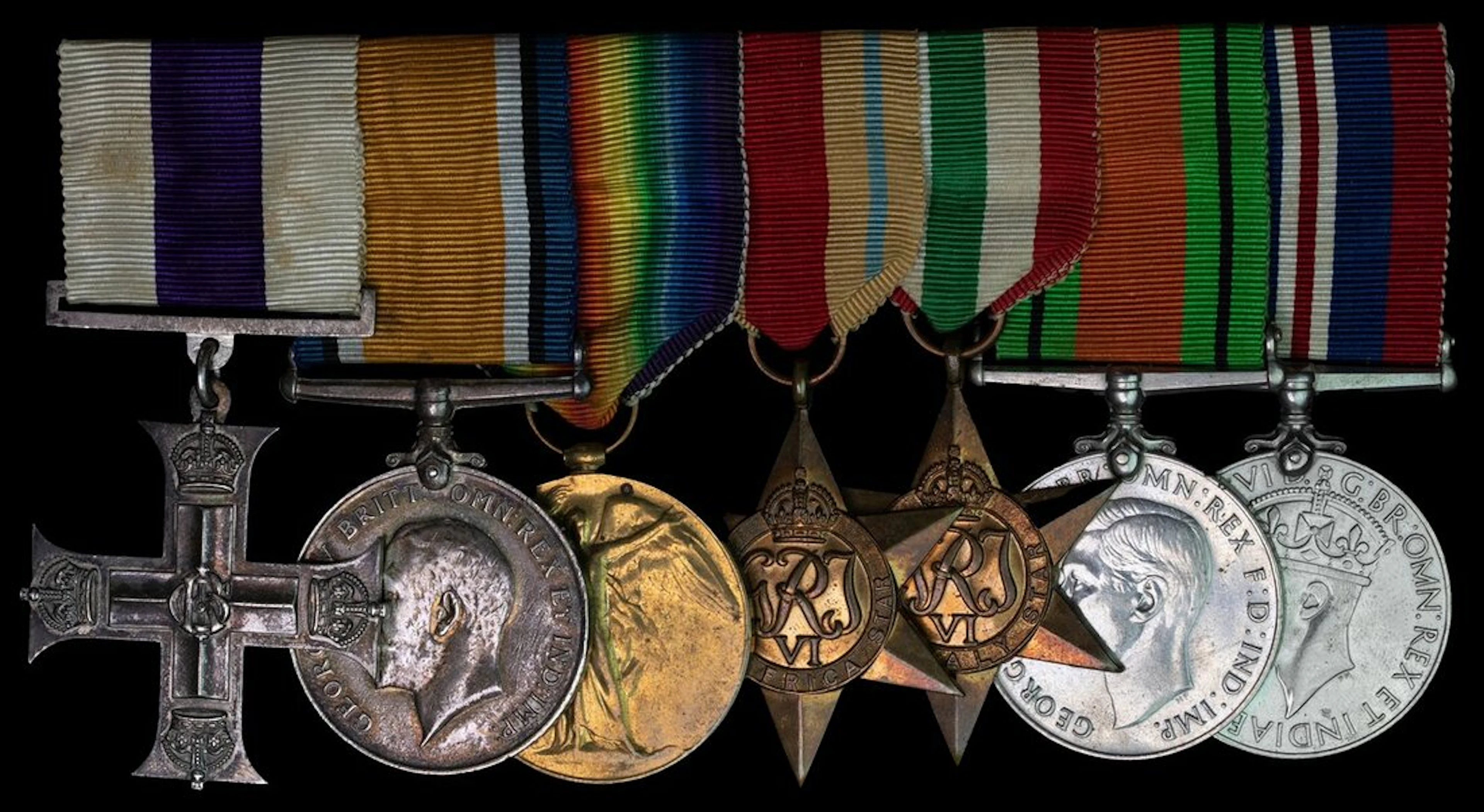 The 'Reumont 1918' M.C. group of seven awarded to Lieutenant R. D.