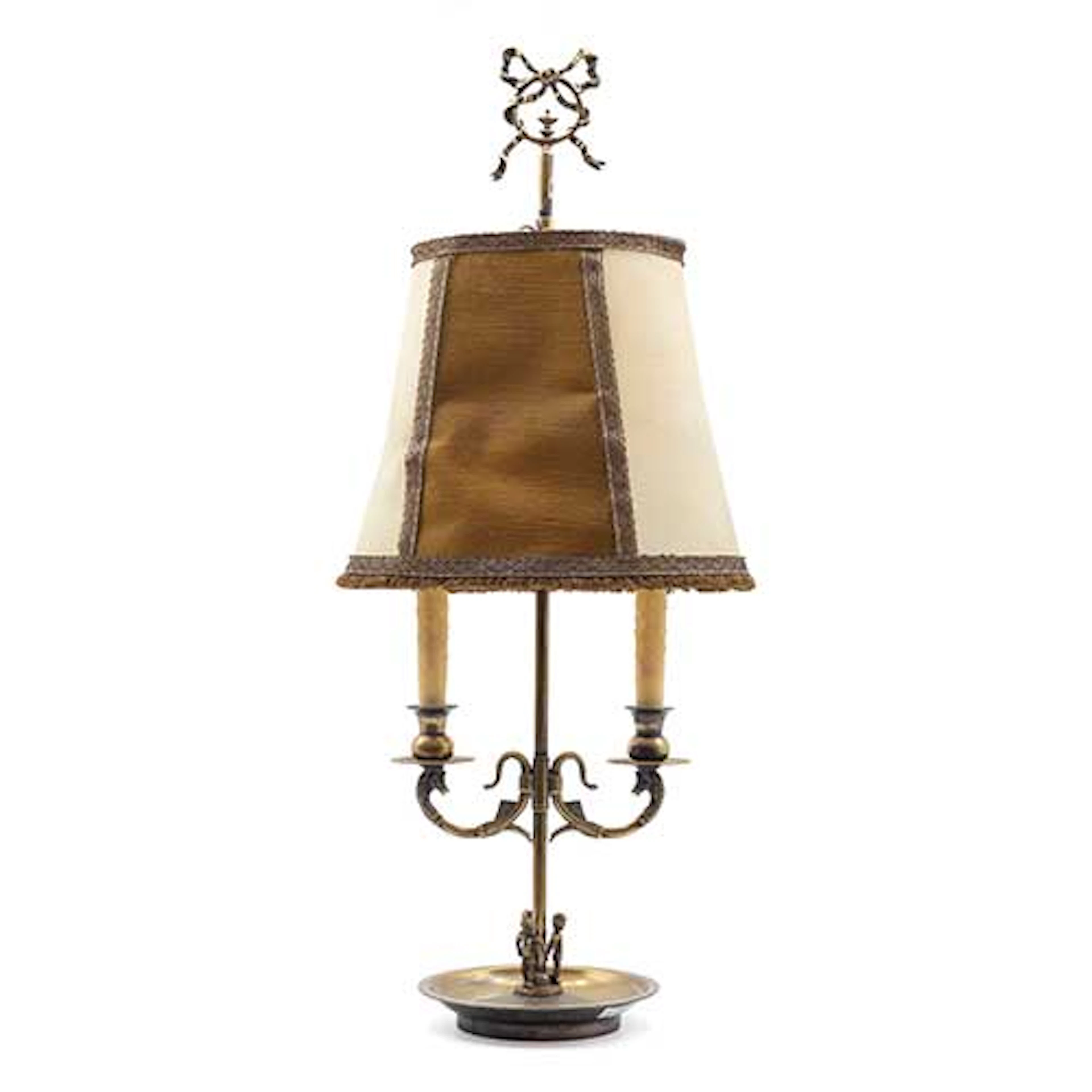Lmpara bouillotte modelo imperio en bronce