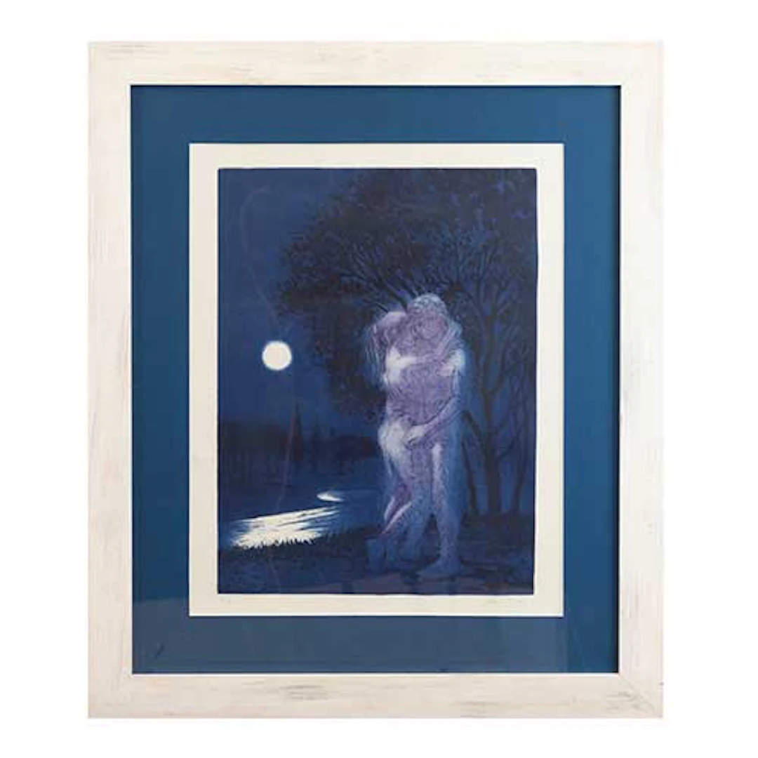 Pareja en la noche