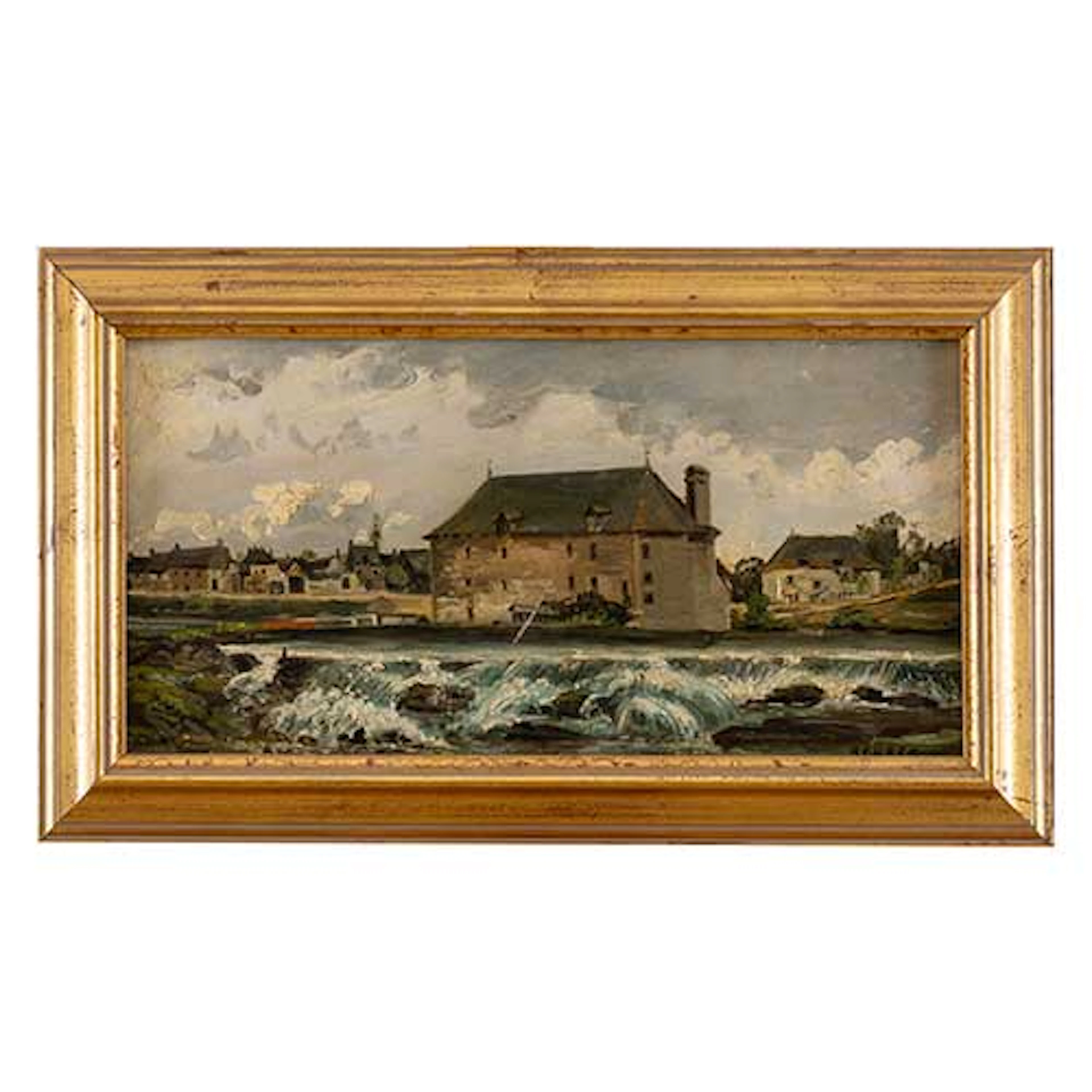 Paisaje con molino